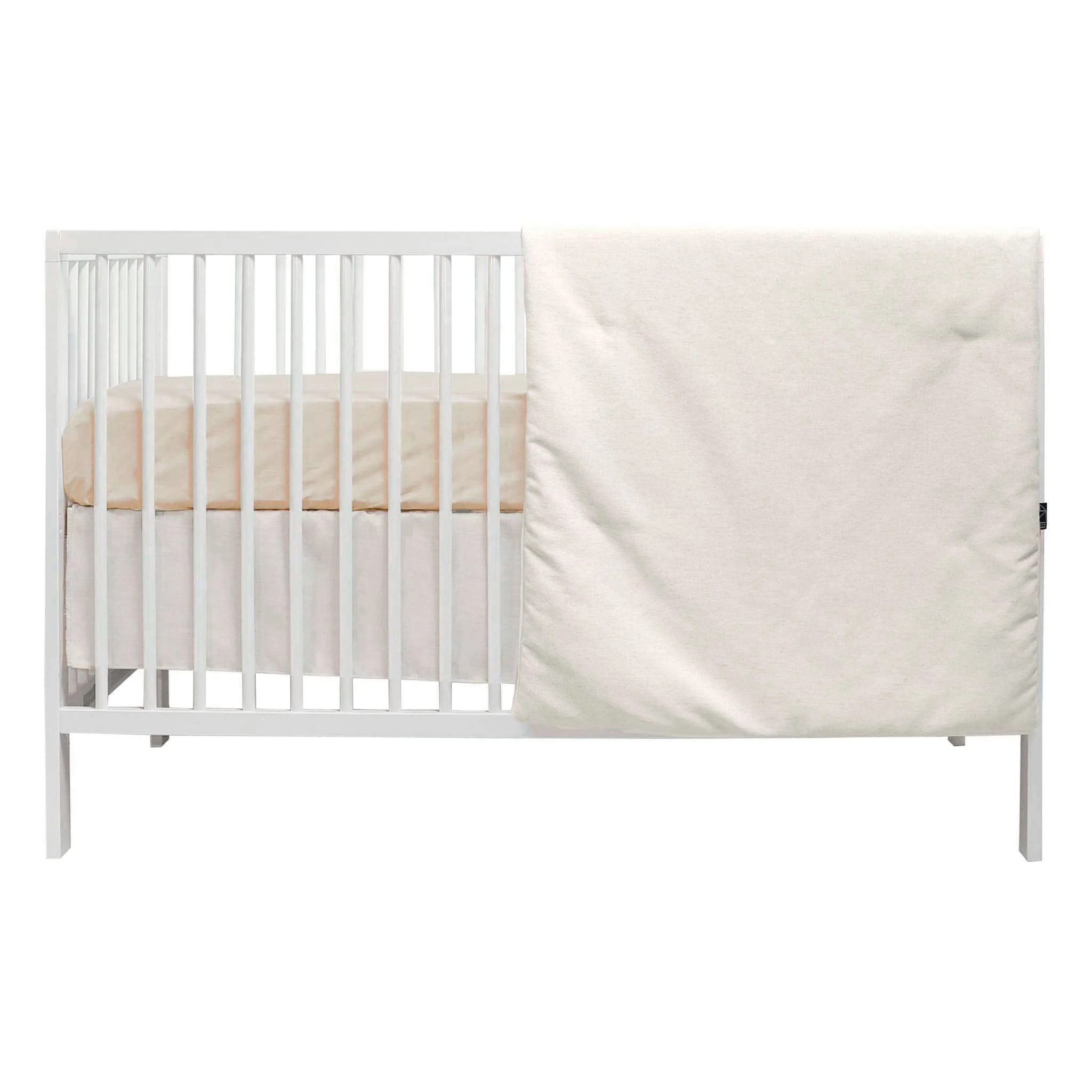 Literie 3 Morceaux - Beige Aspect Lin - Image 2