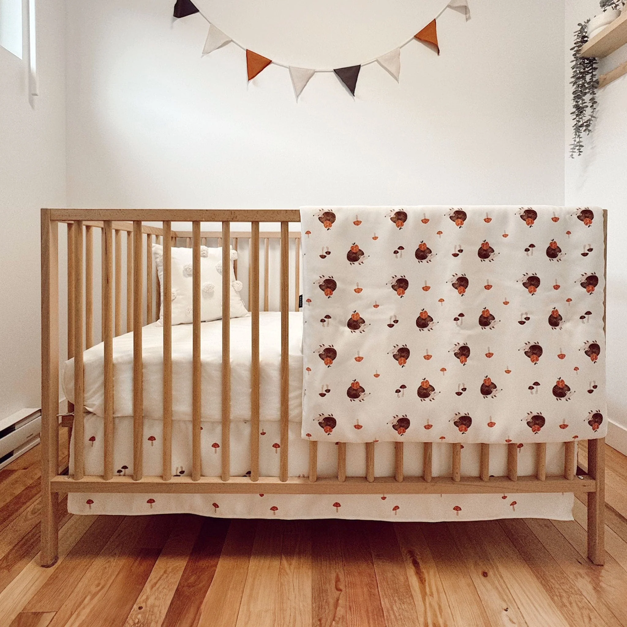 Literie 3 Morceaux Lit de bébé - Hérissons