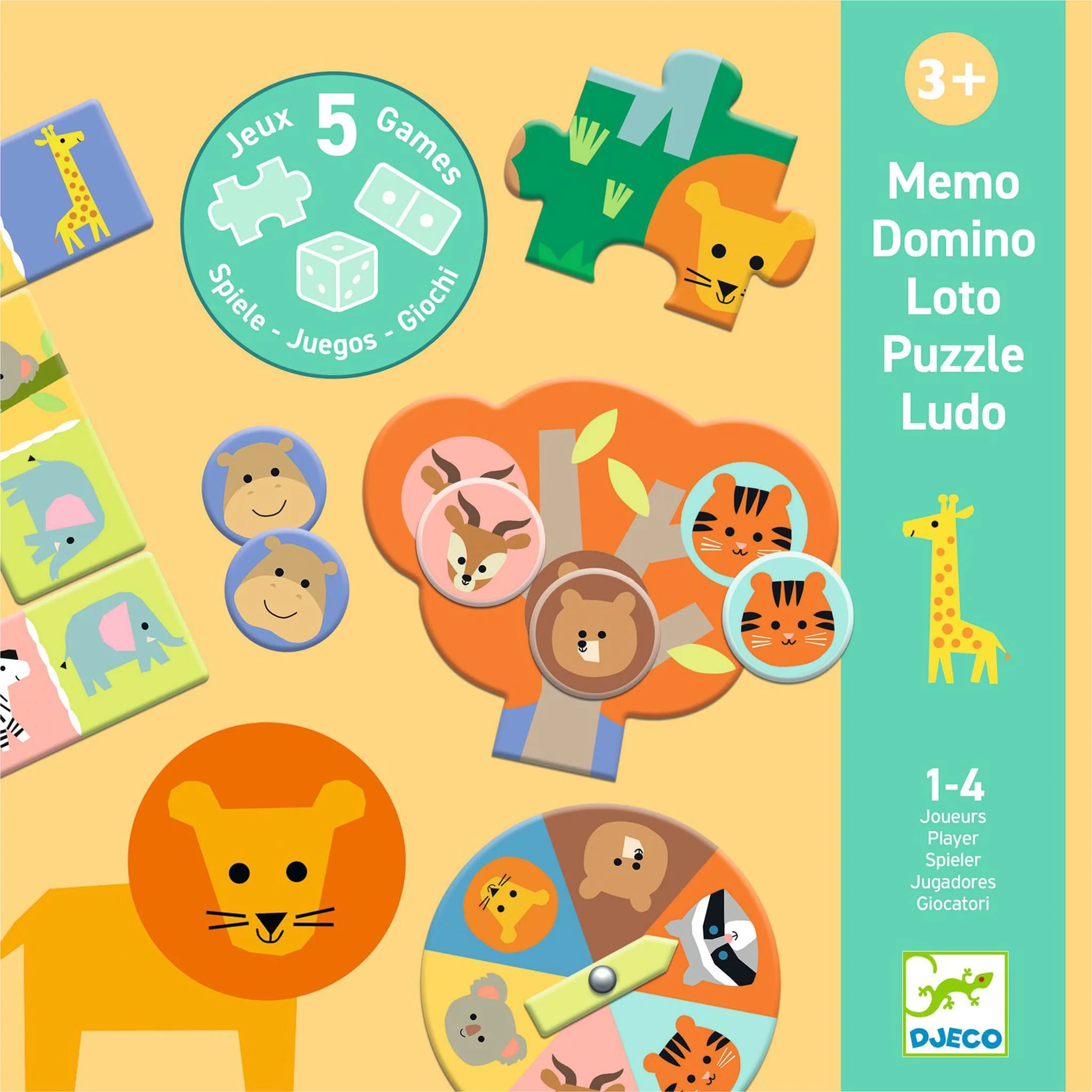 5 jeux  - Animaux De La Savane - Image 3
