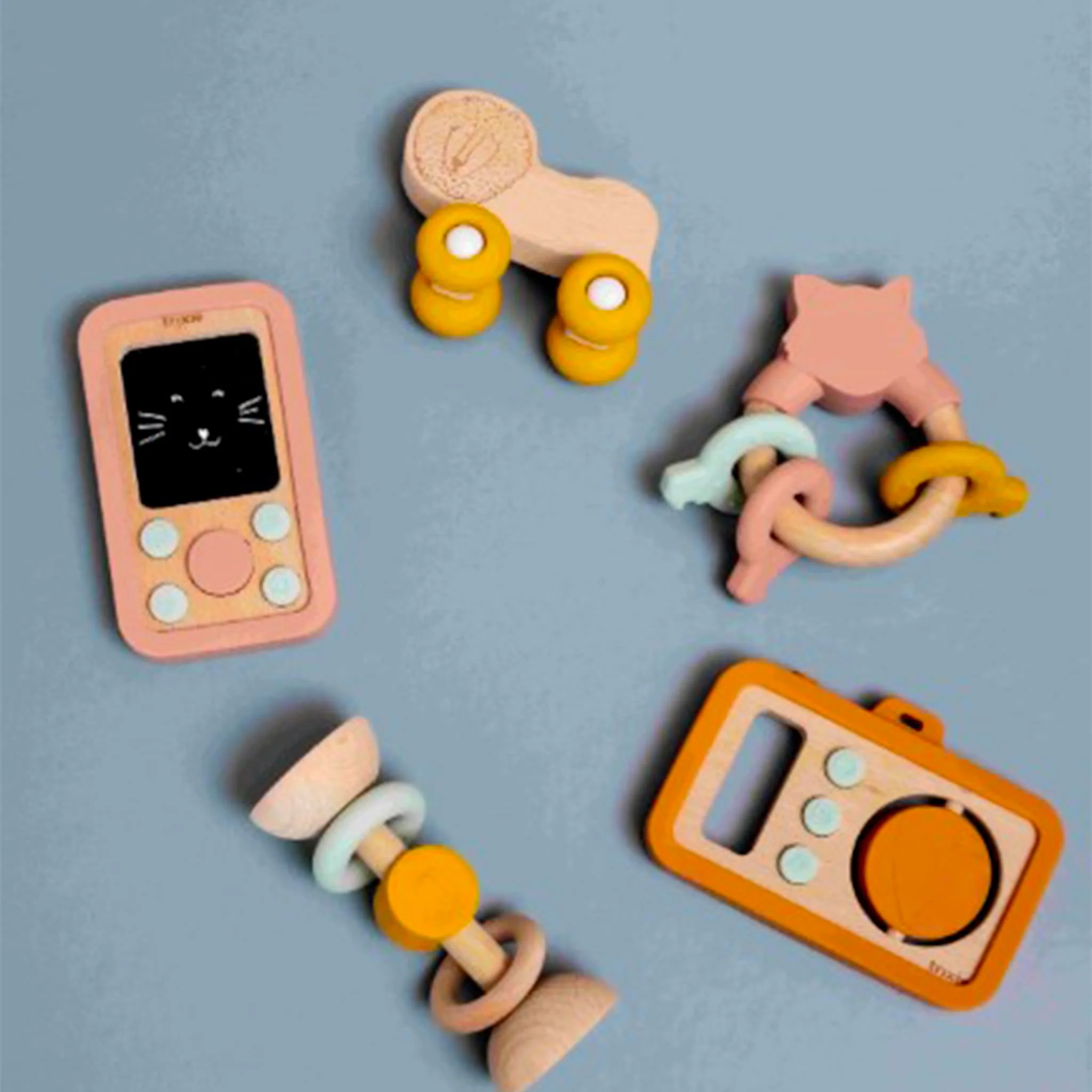 Appareil Photo en Silicone et Bois Mr Lion - Image 4