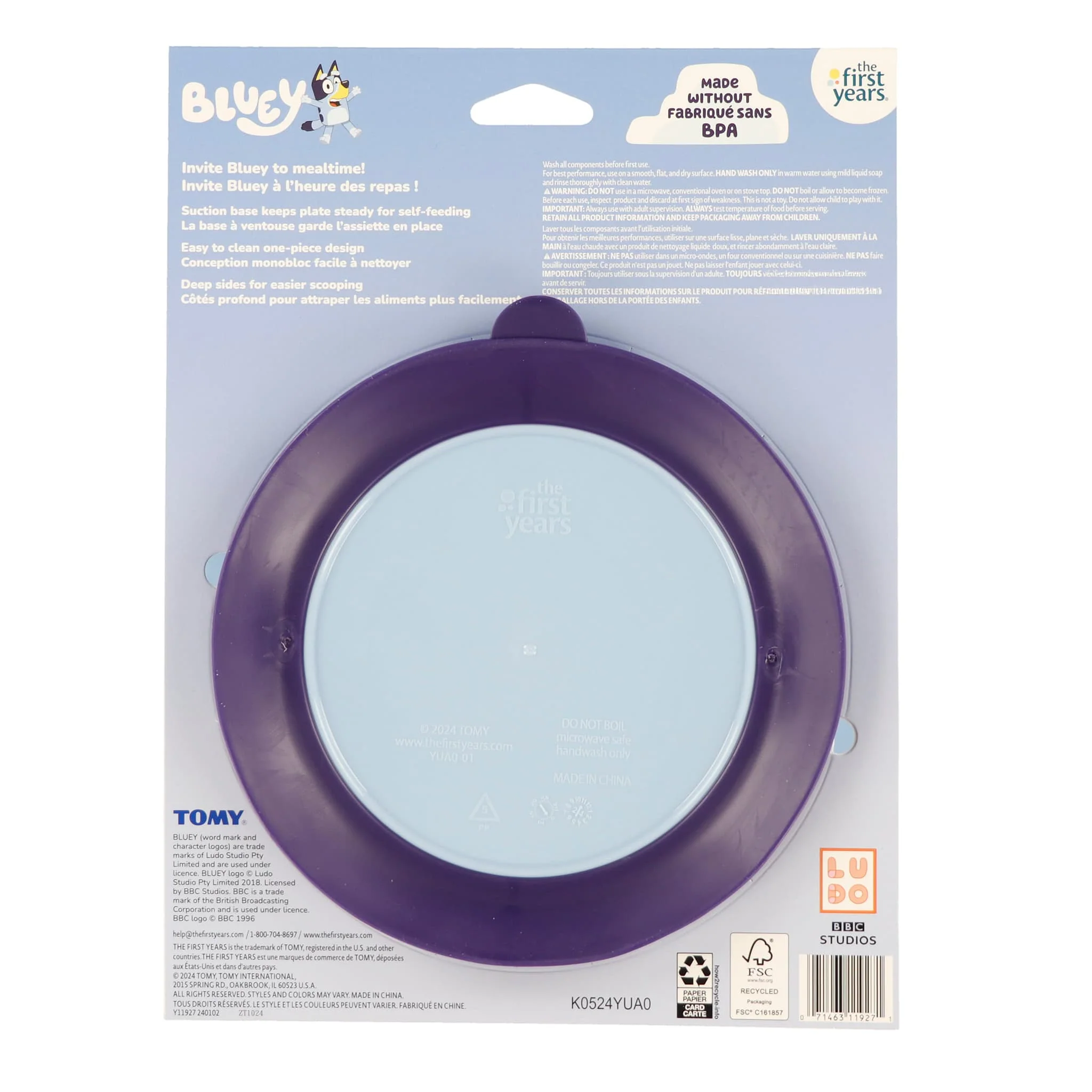 Assiette à Suction Bluey - Image 2