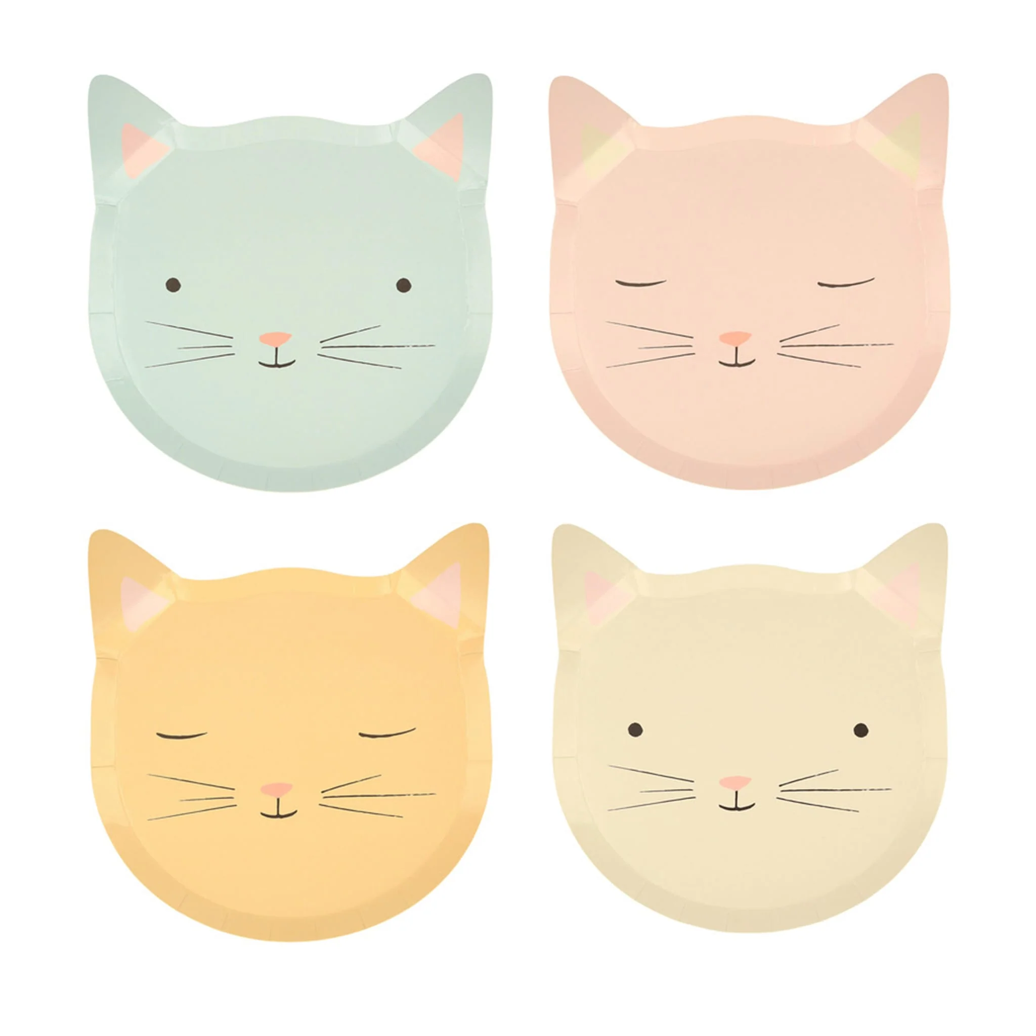 Assiettes de Carton (8) - Chatons Mignons