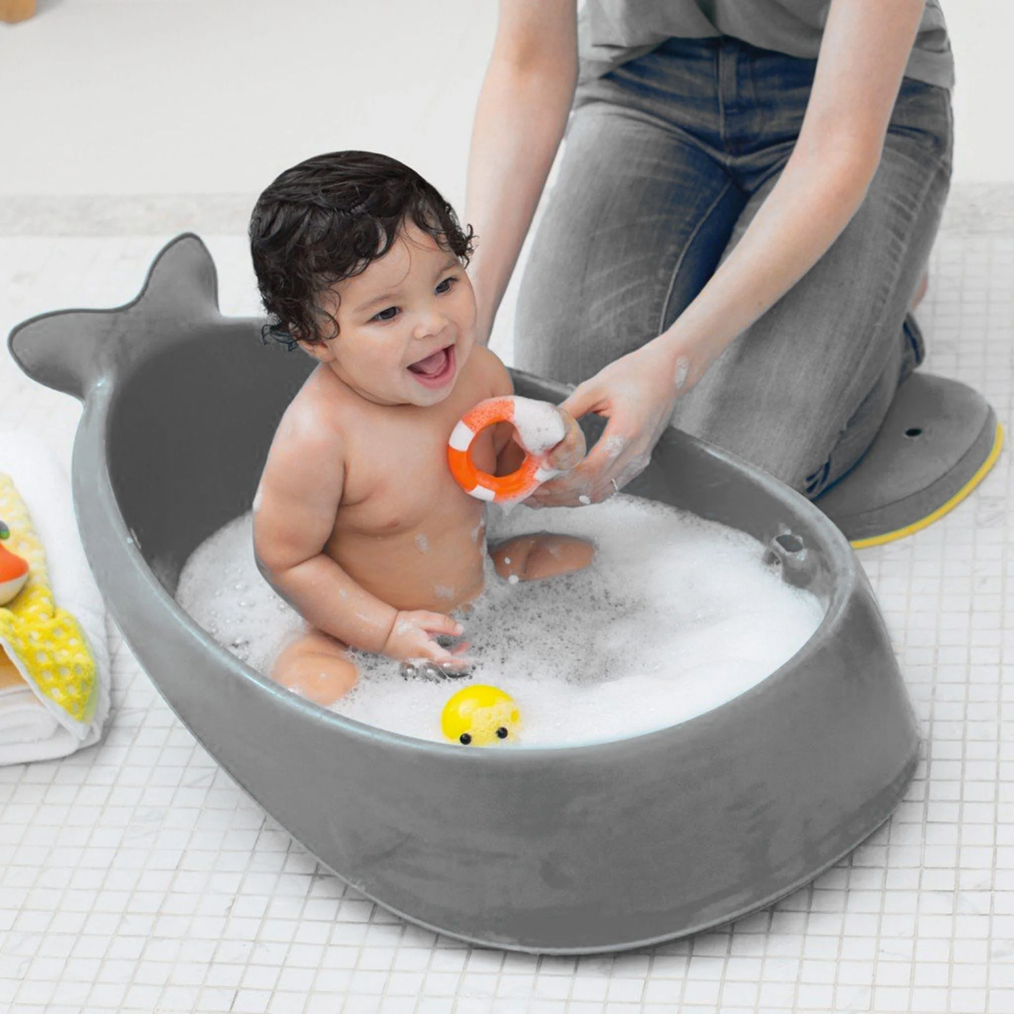 Bain 3 En 1 Smart Sling - Baleine Grise - Image 17