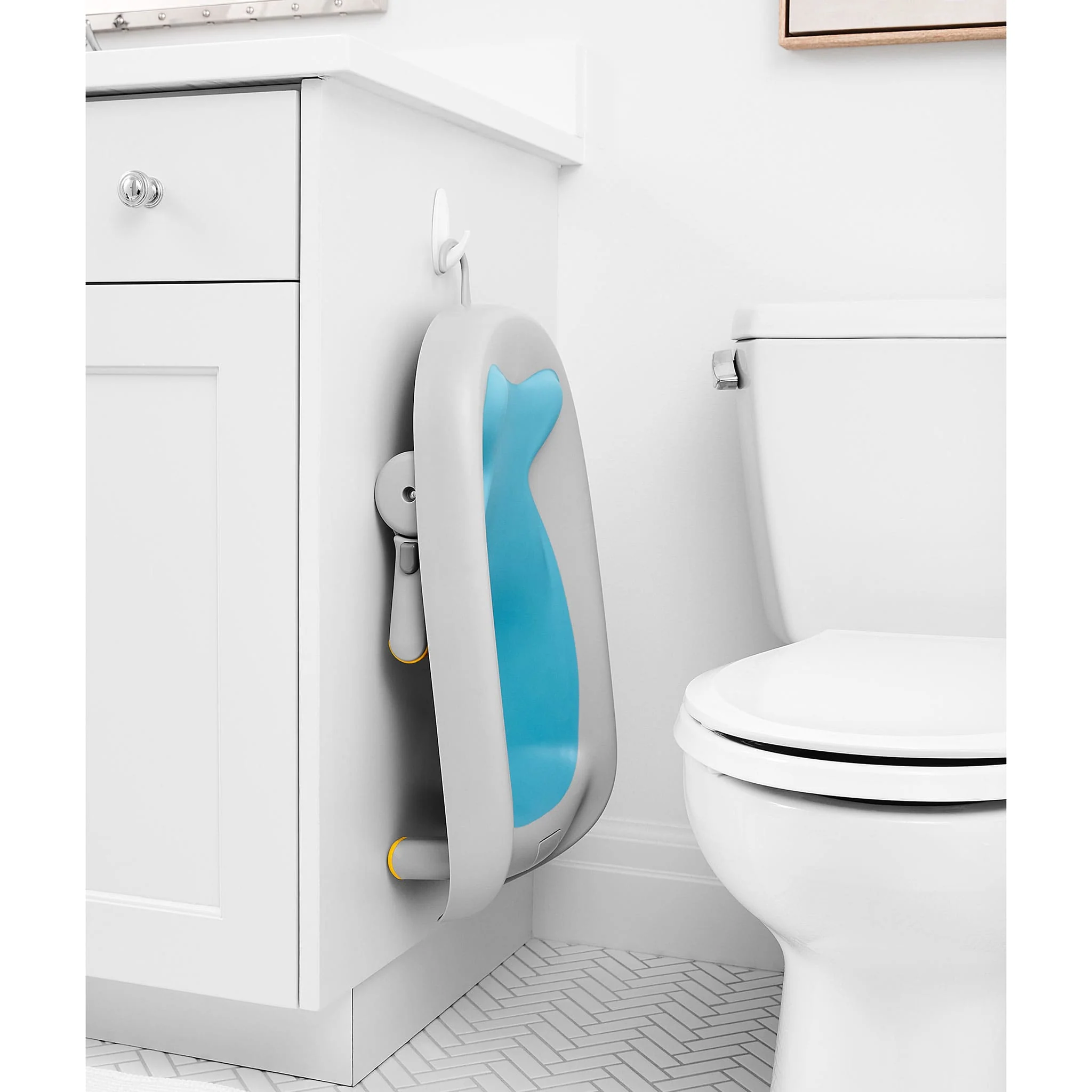 Bain Inclinable Moby - Gris / Bleu - Image 8