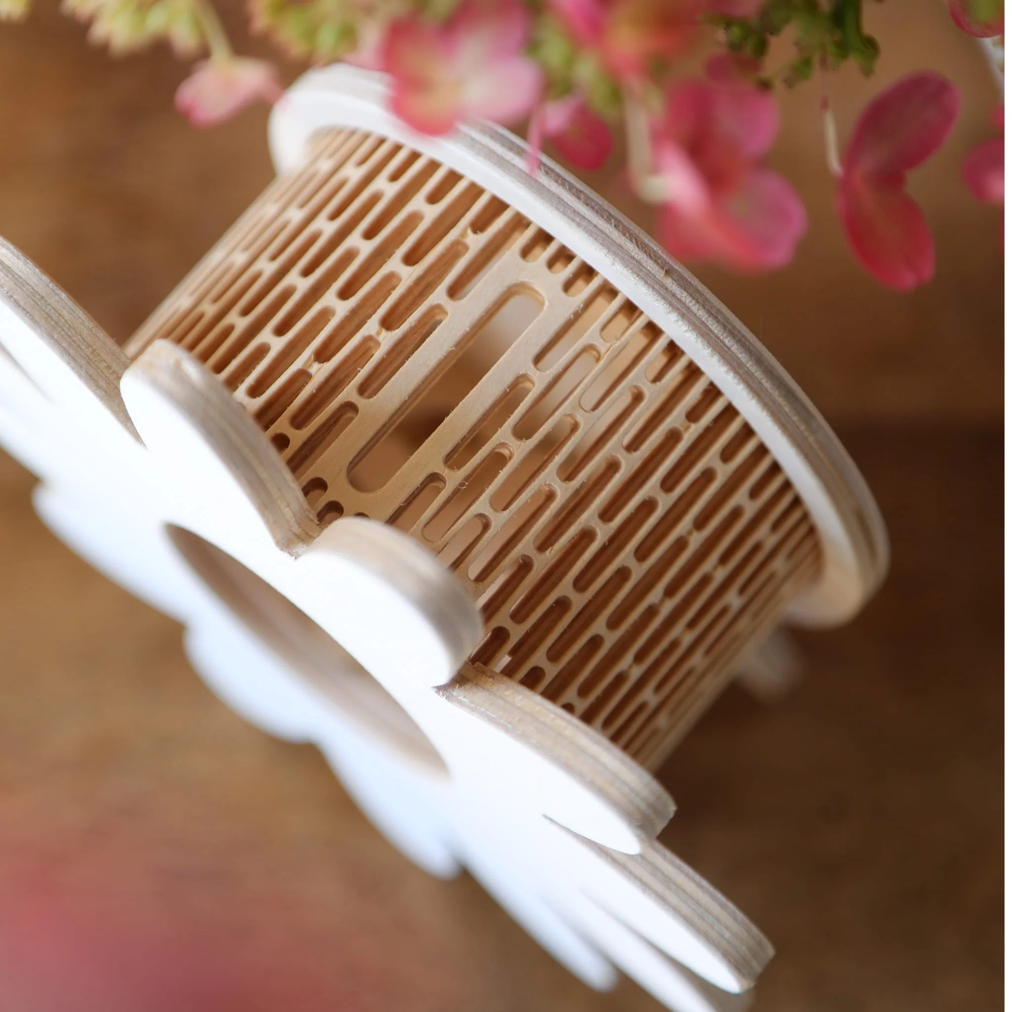 Banque en Bois - Marguerite Blanche - Image 3