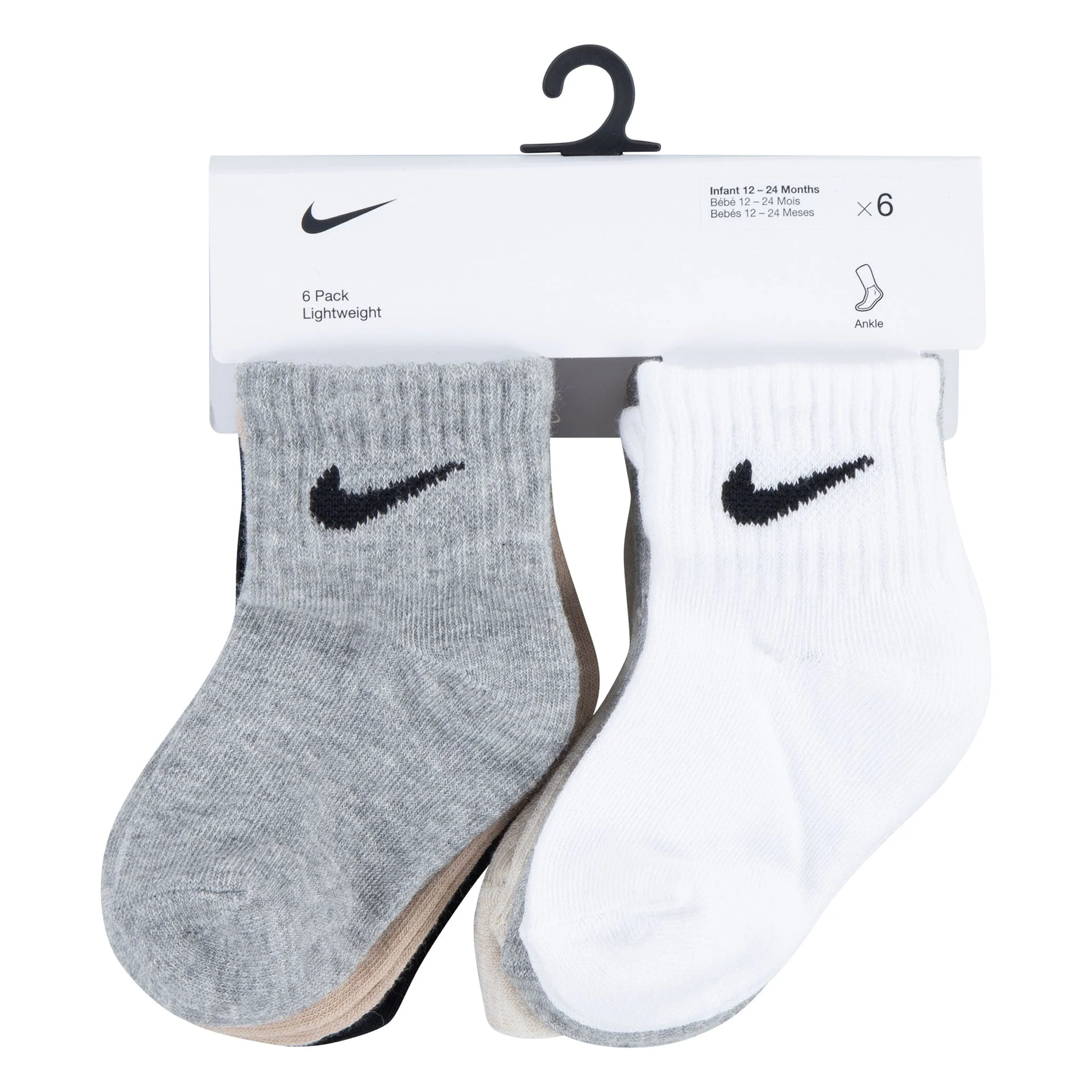 Bas Cheville Swoosh (6) 6-24mois - Image 3