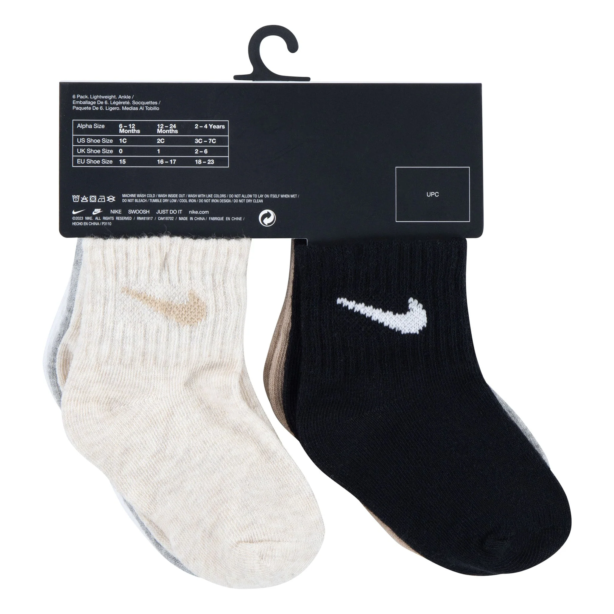 Bas Cheville Swoosh (6) 6-24mois - Image 4