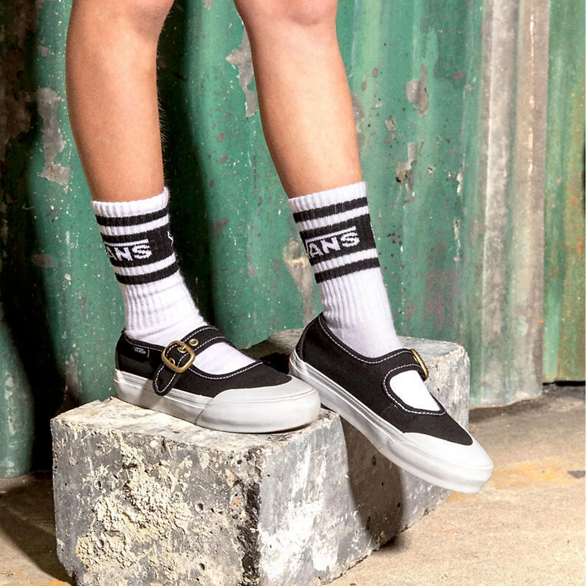 Bas Crew Drop V Logo Pointures 1-6 - Image 2
