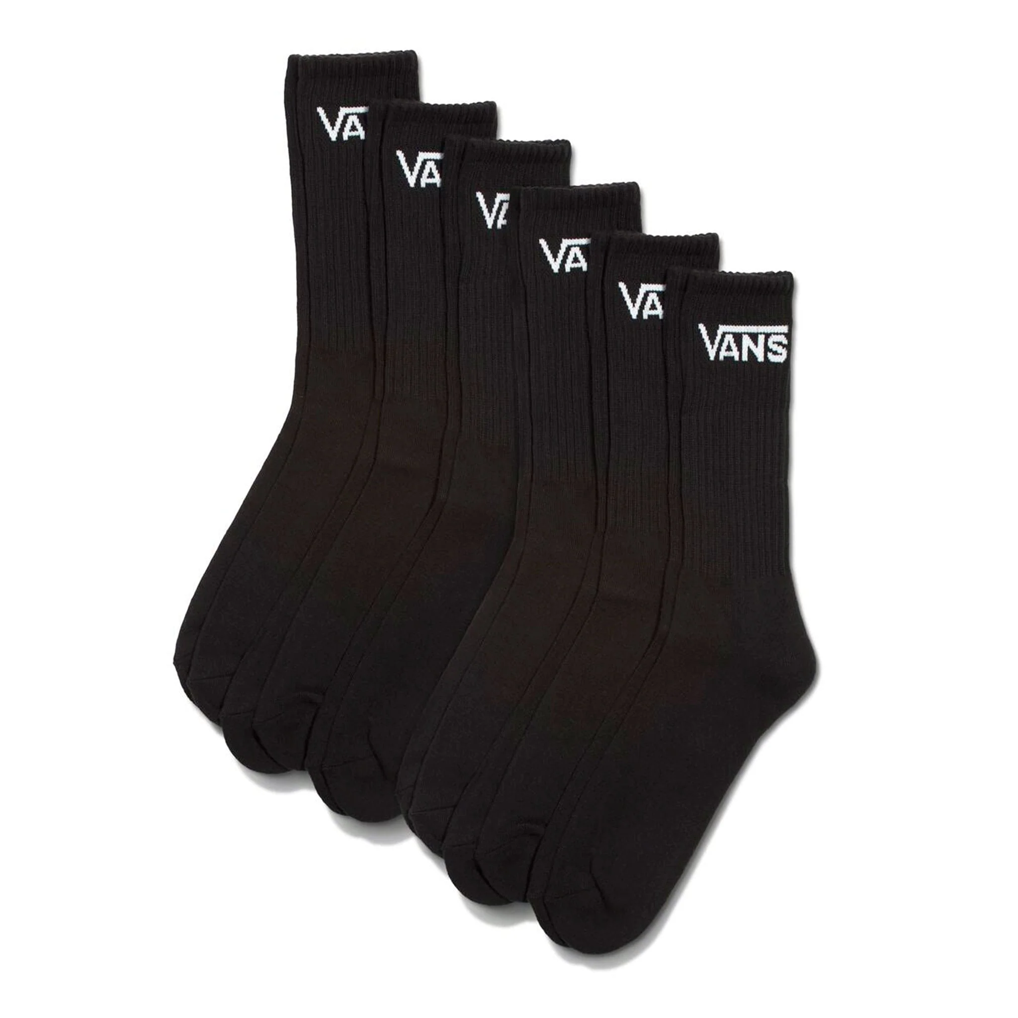 Bas (6) Classic Crew Pointures 6.5-9