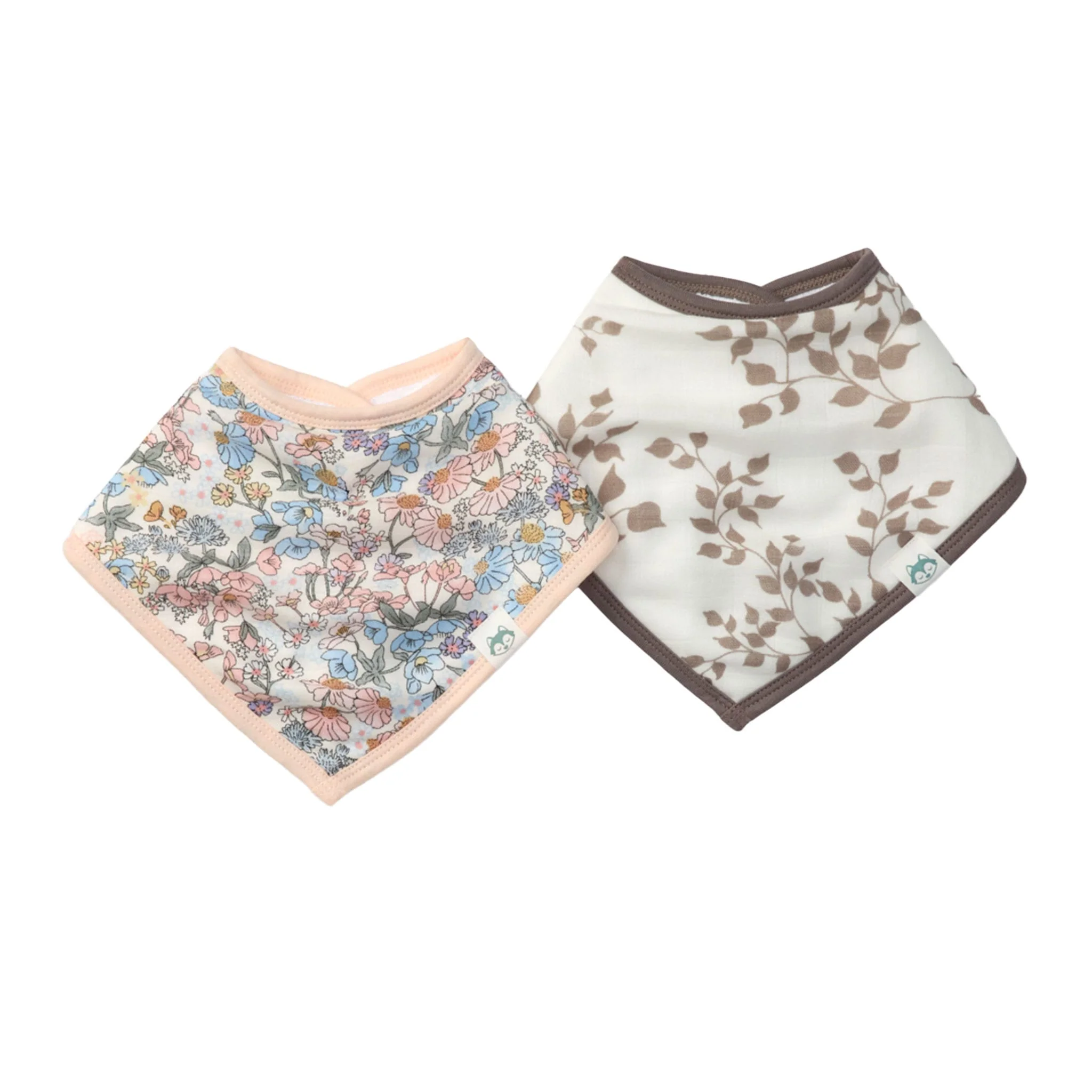 Bavoirs Bandana Mousseline(2) -  Jardin Anglais