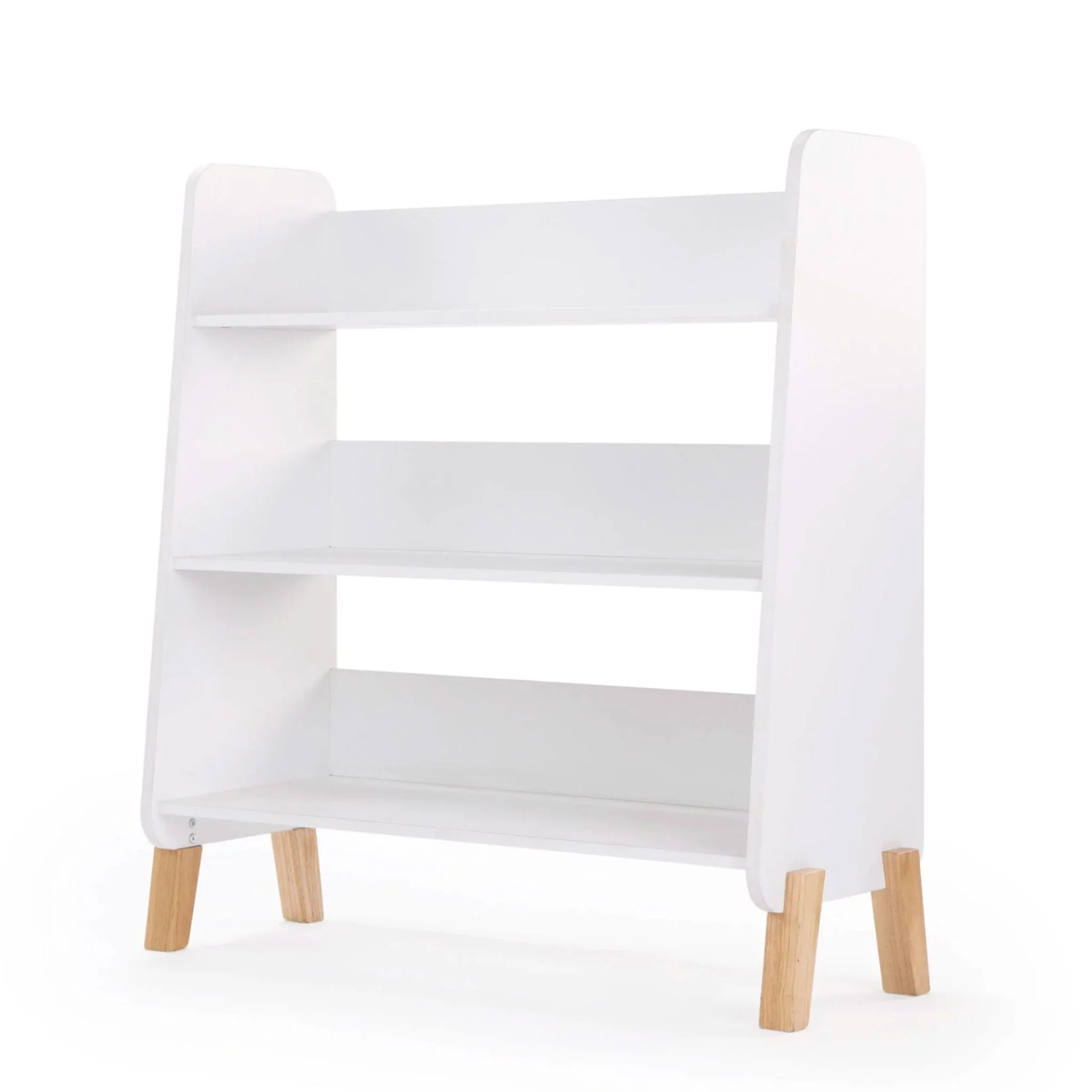 Bibliothèque Muse - Blanc/Naturel