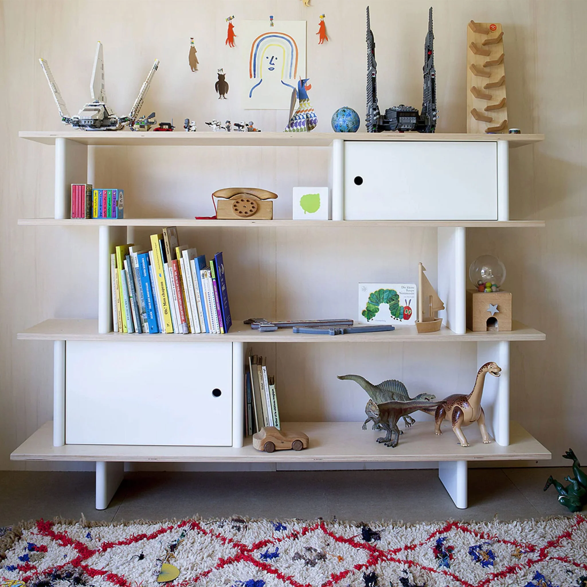Bibliotheque Horizontal-  Naturel/ Blanc - Image 8