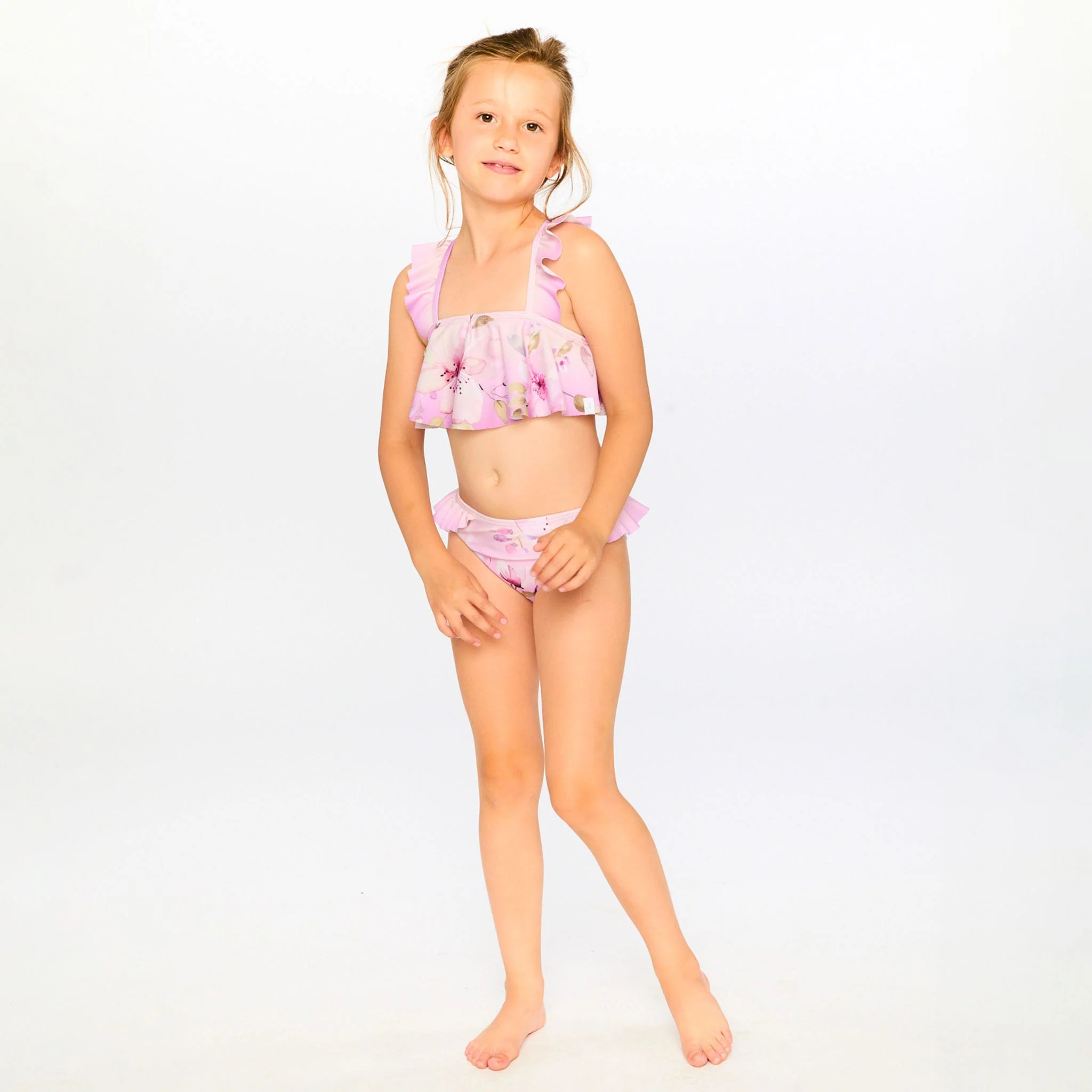 Bikini Lilas Fleurs 2-6ans - Image 2