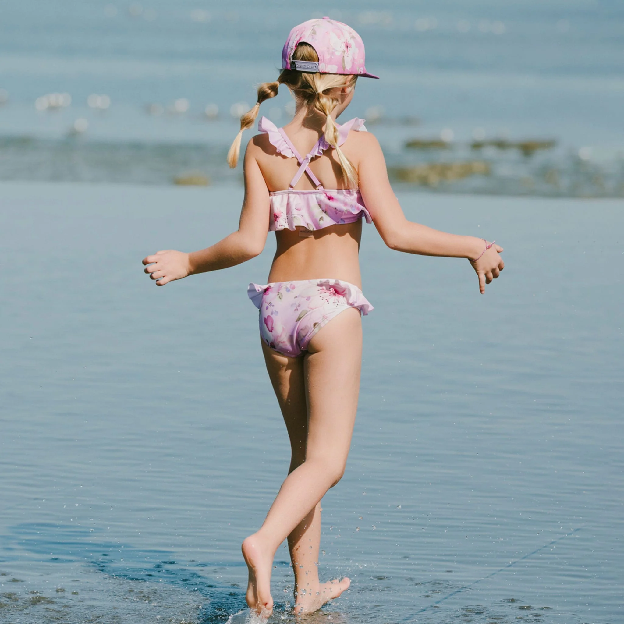 Bikini Lilas Fleurs 2-6ans - Image 3