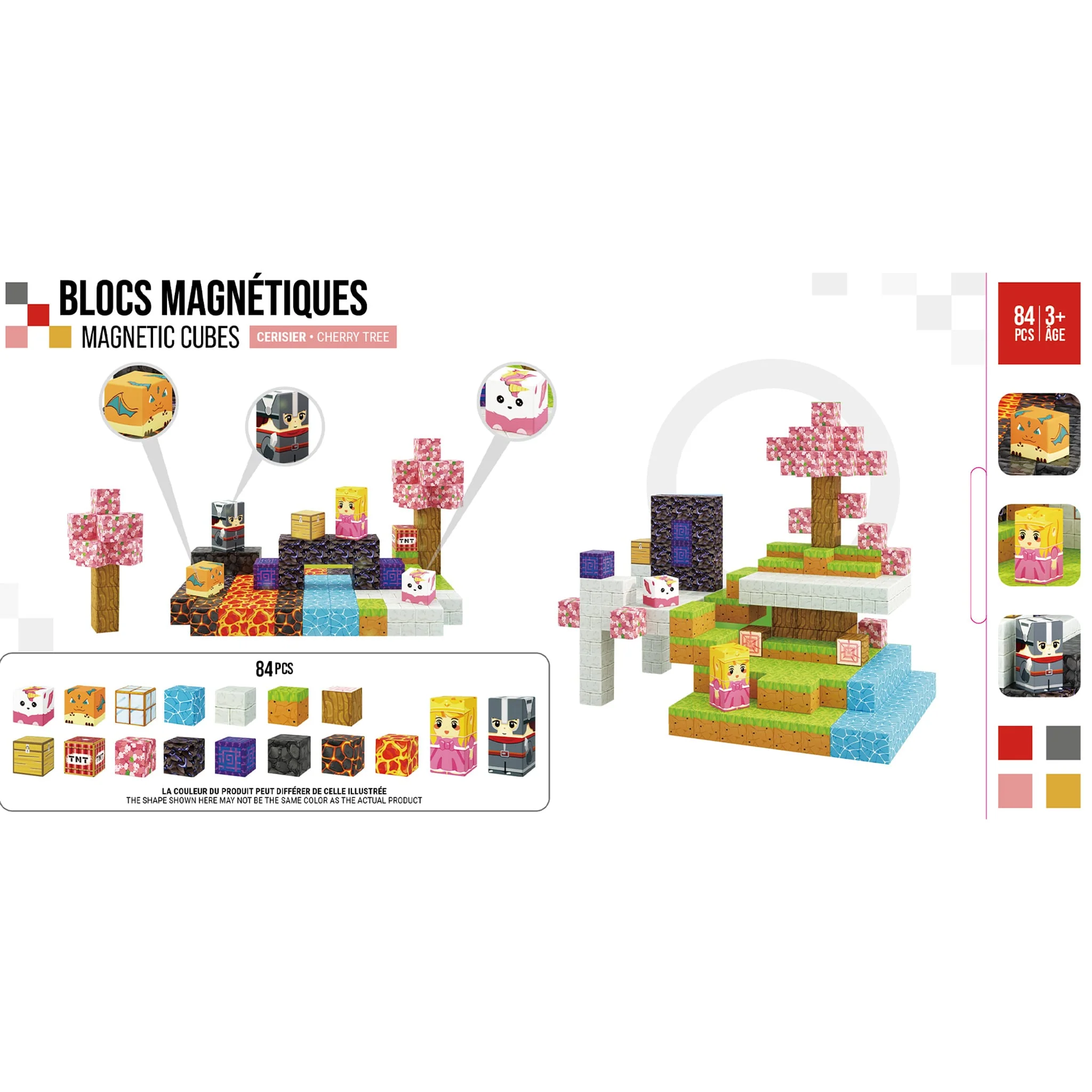 Blocs Magnétiques - Cerisier - Image 4