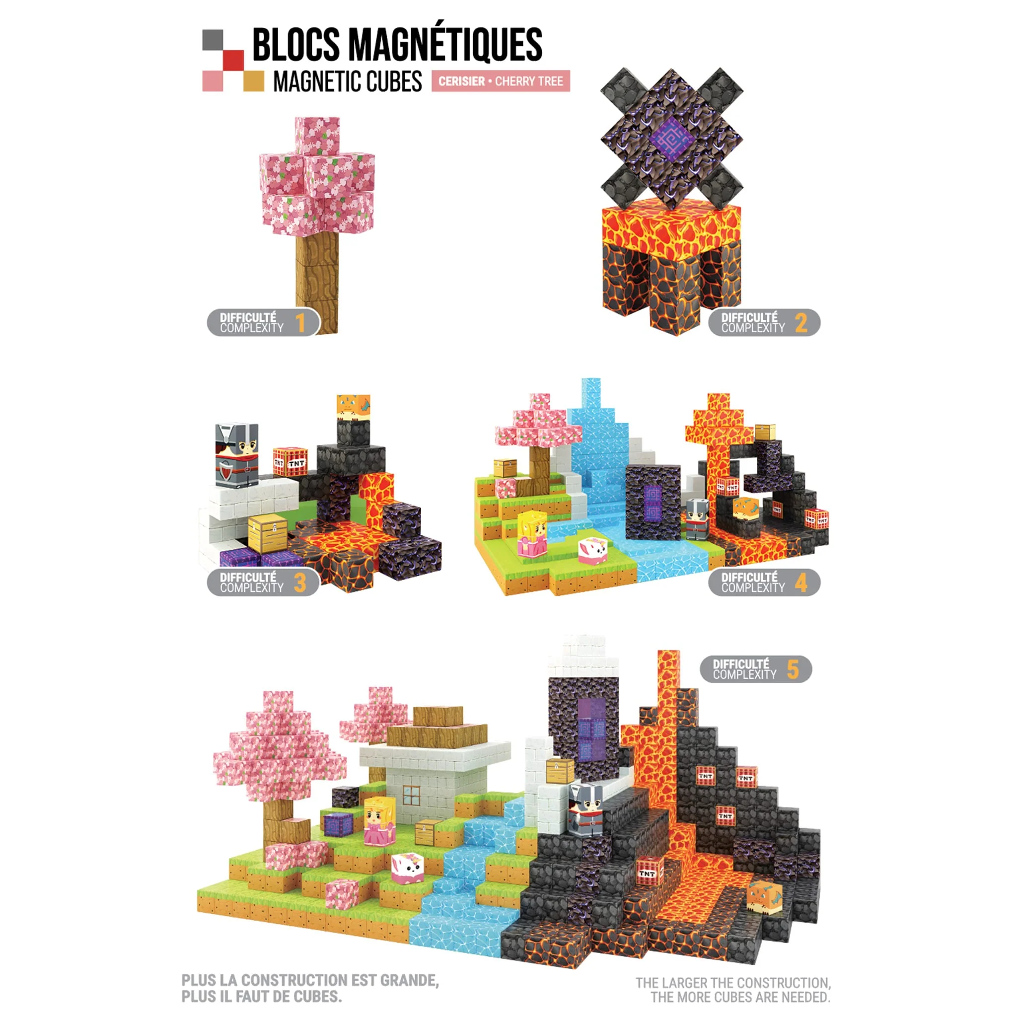 Blocs Magnétiques - Cerisier - Image 5