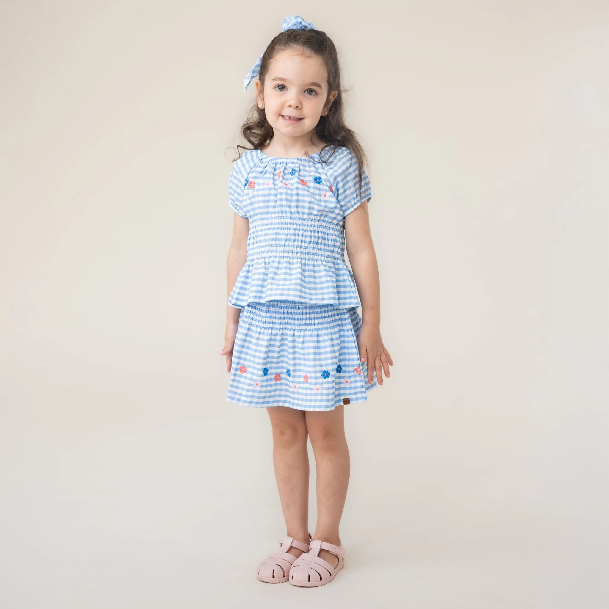 Blouse Vichy Mer 2-12ans - Image 2