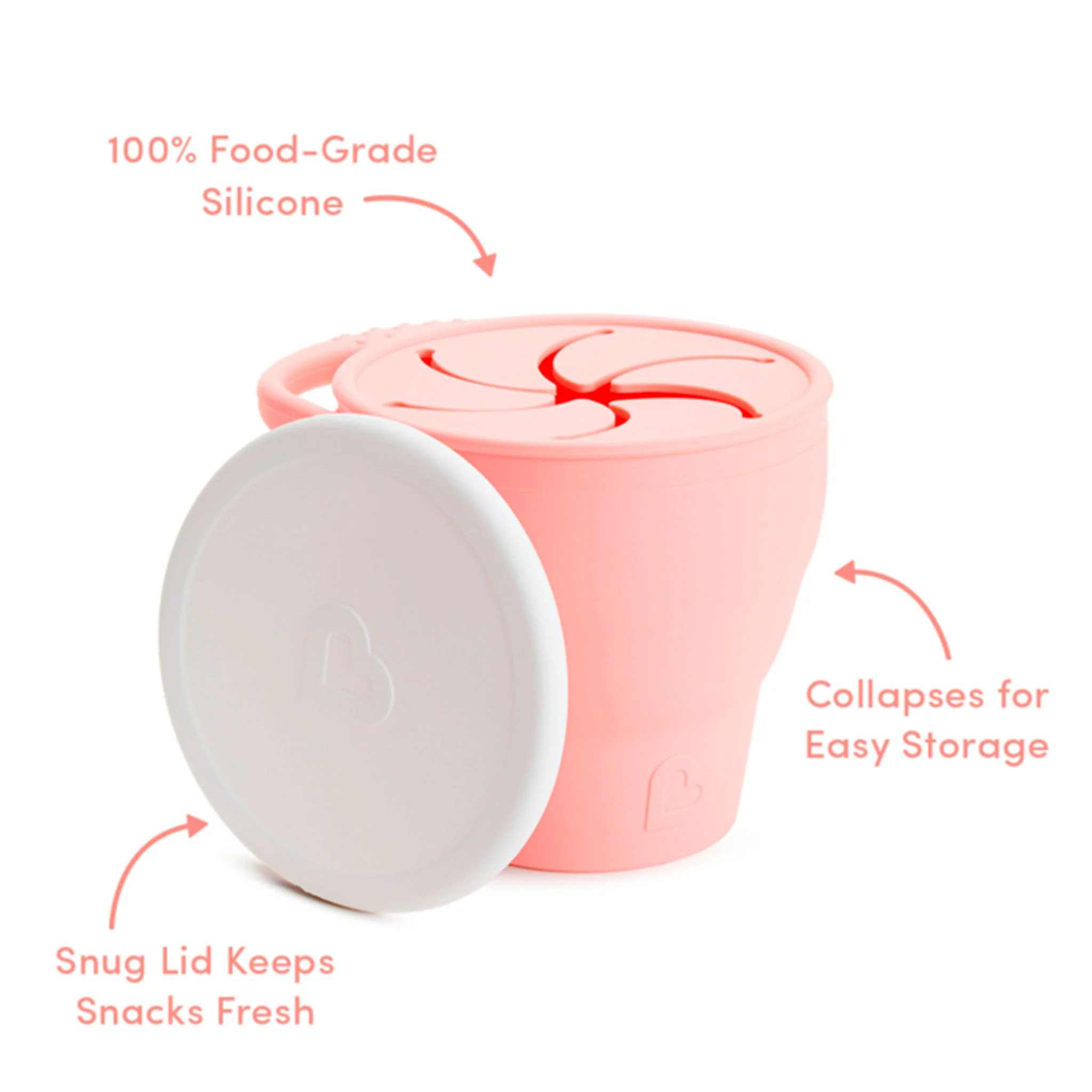 Bol à Collation C’est Silicone!™ - Corail - Image 4