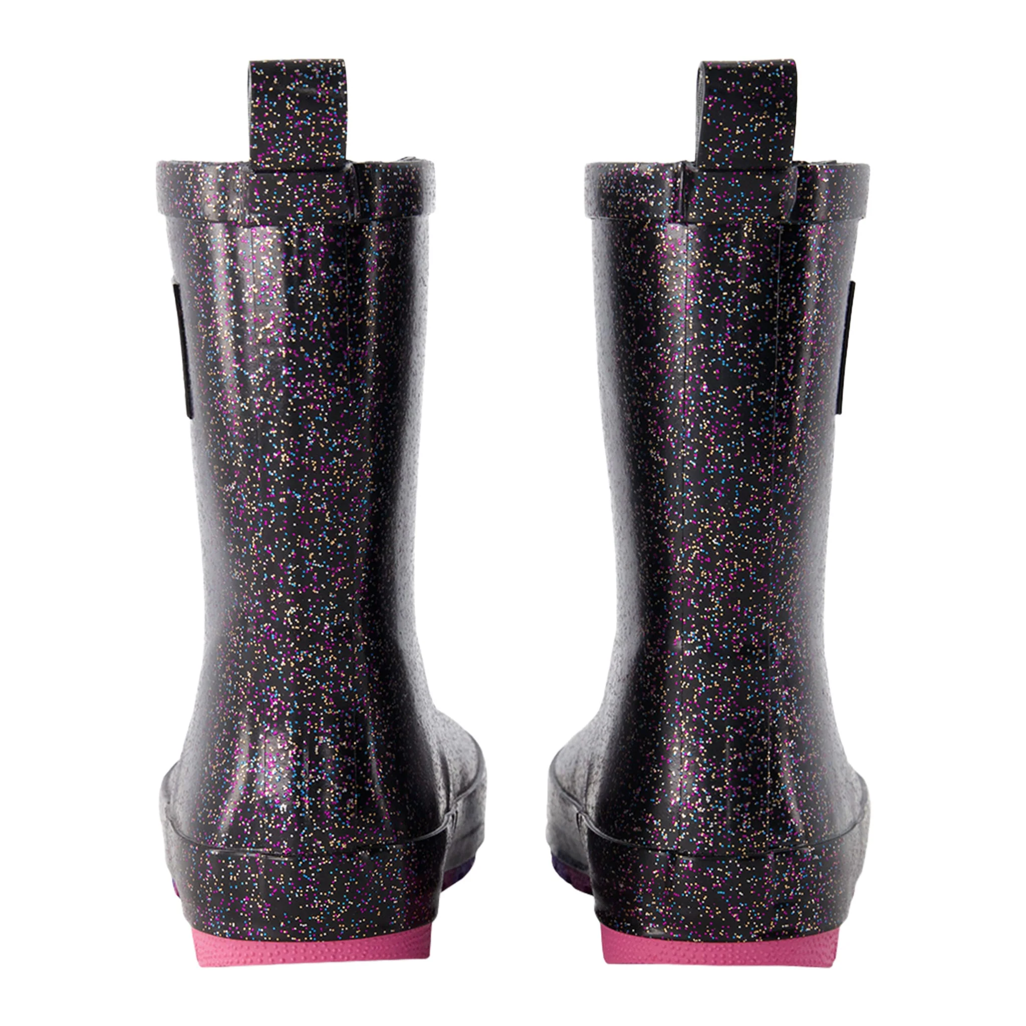 Botte de Pluie Noire Brillante Pointures 4-3 - Image 3