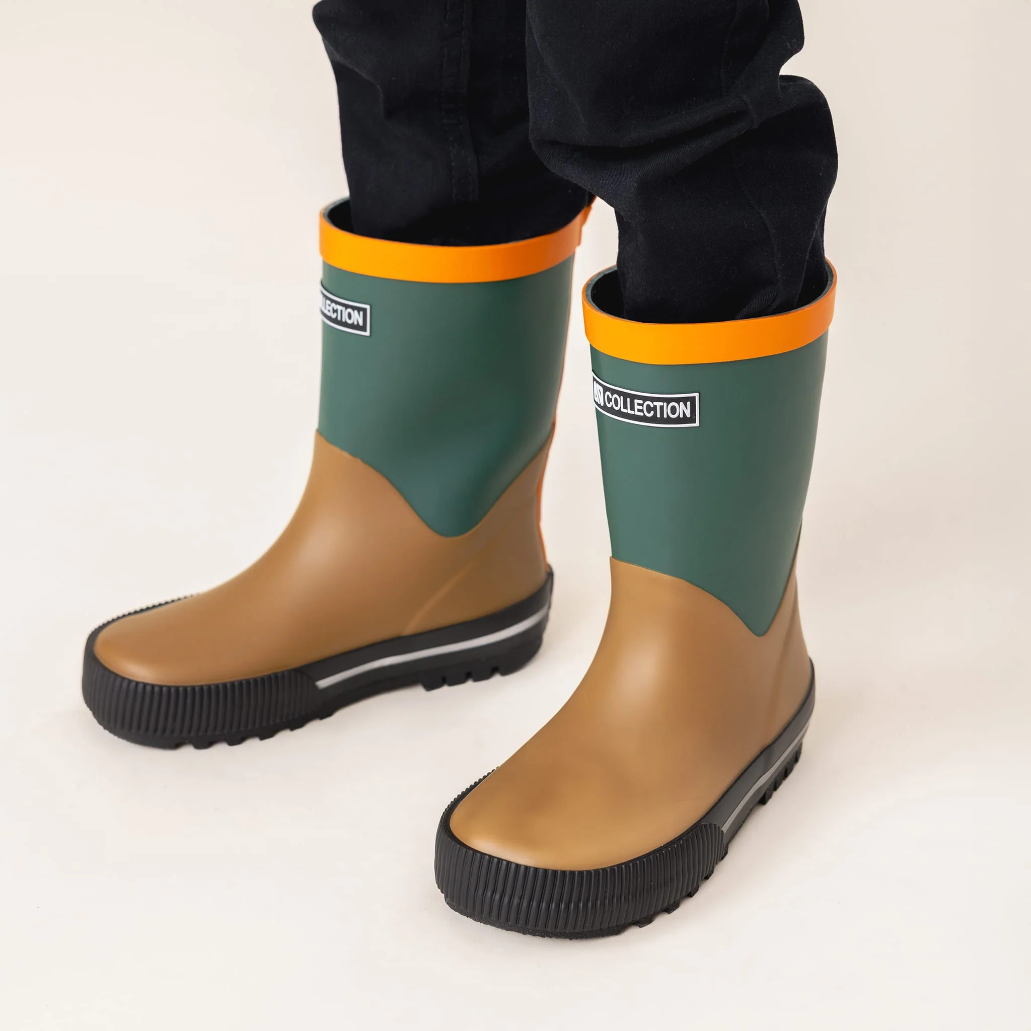 Bottes De Pluie Brun Pointures 13-4 - Image 2