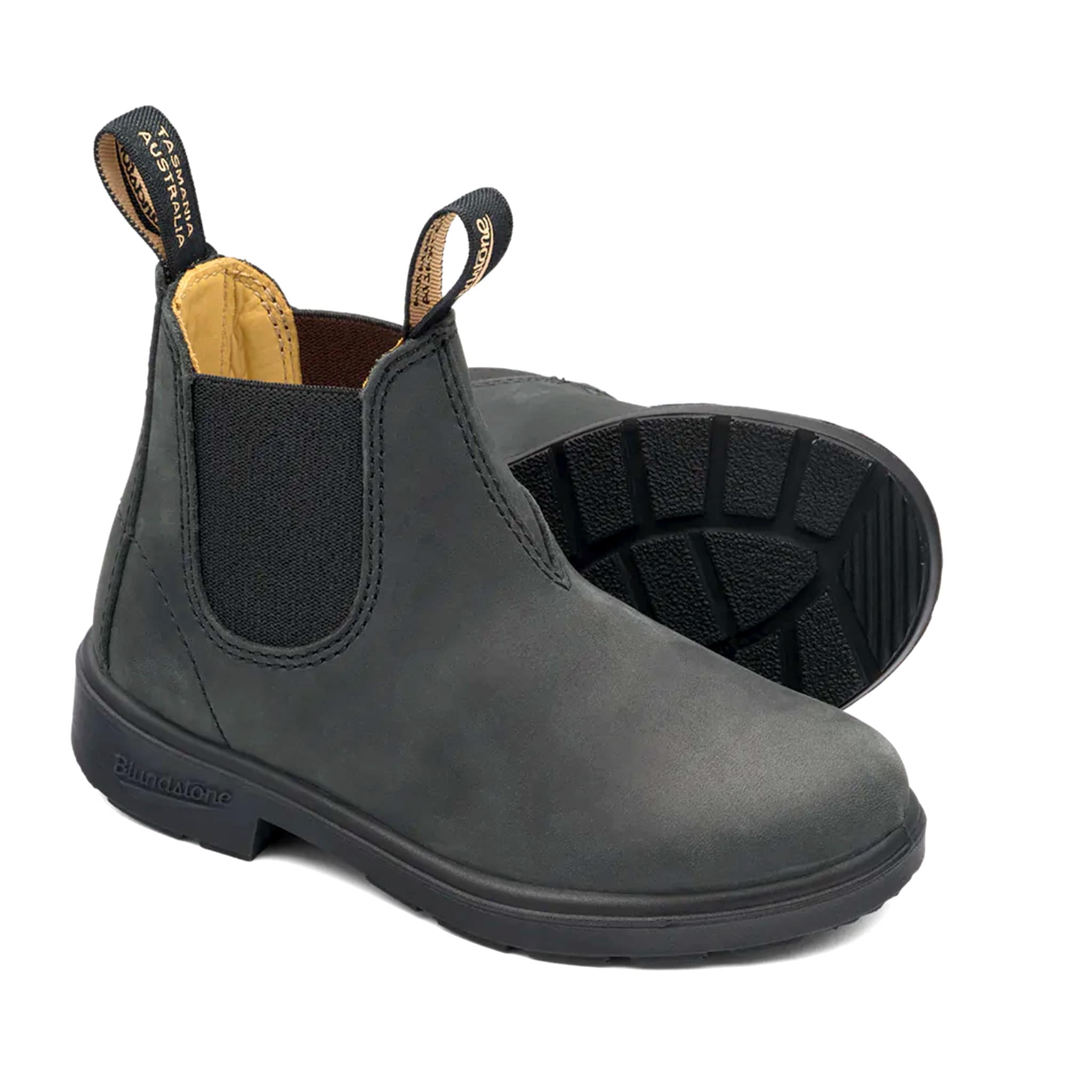 Bottes Noir Rustique Pointures 8-4 - Image 4
