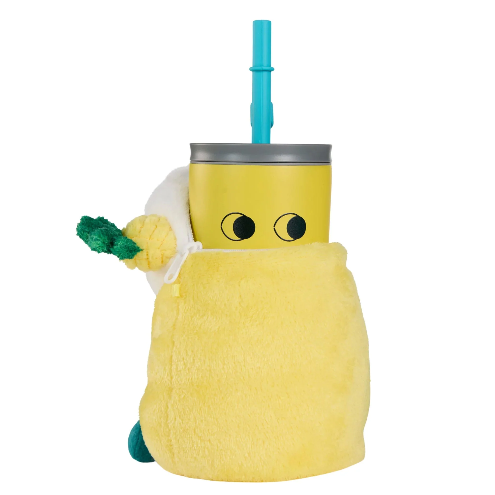 Bouteille et Peluche Fuzzie - Ananas - Image 2
