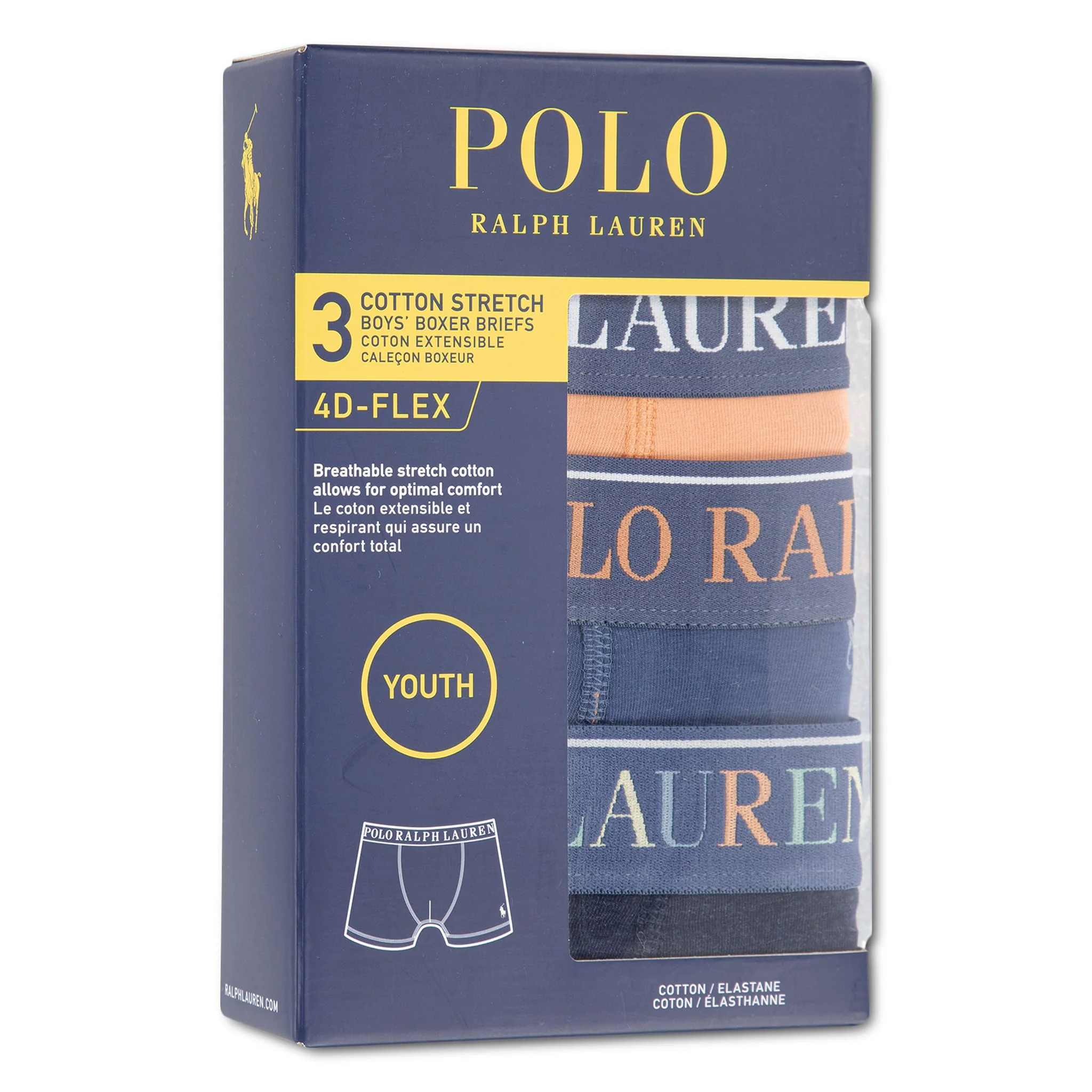 Boxers Polo Coton (3) 8-18ans - Image 5