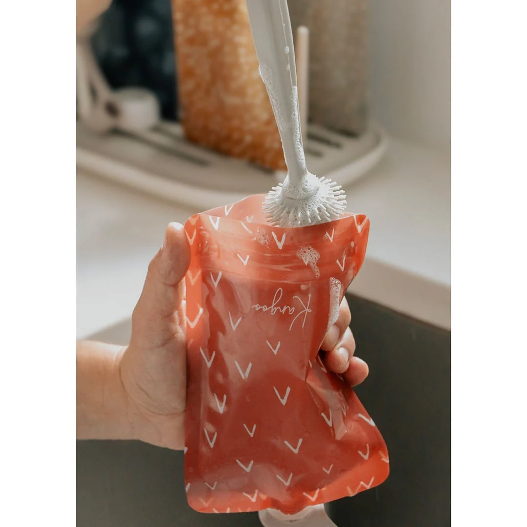 Brosse de nettoyage en silicone pour pochettes/biberons - Image 5