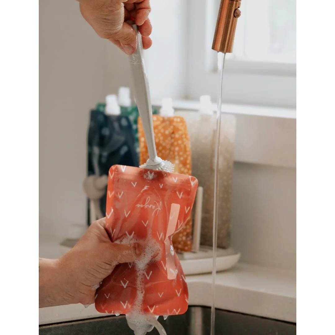 Brosse de nettoyage en silicone pour pochettes/biberons - Image 6