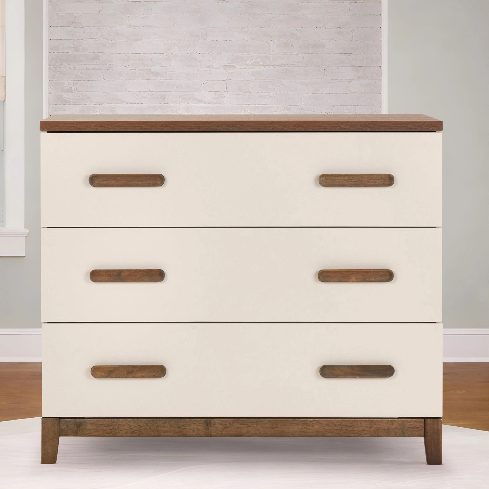 Commode 3 Tiroirs Lala - Amande Noyer - Image 2