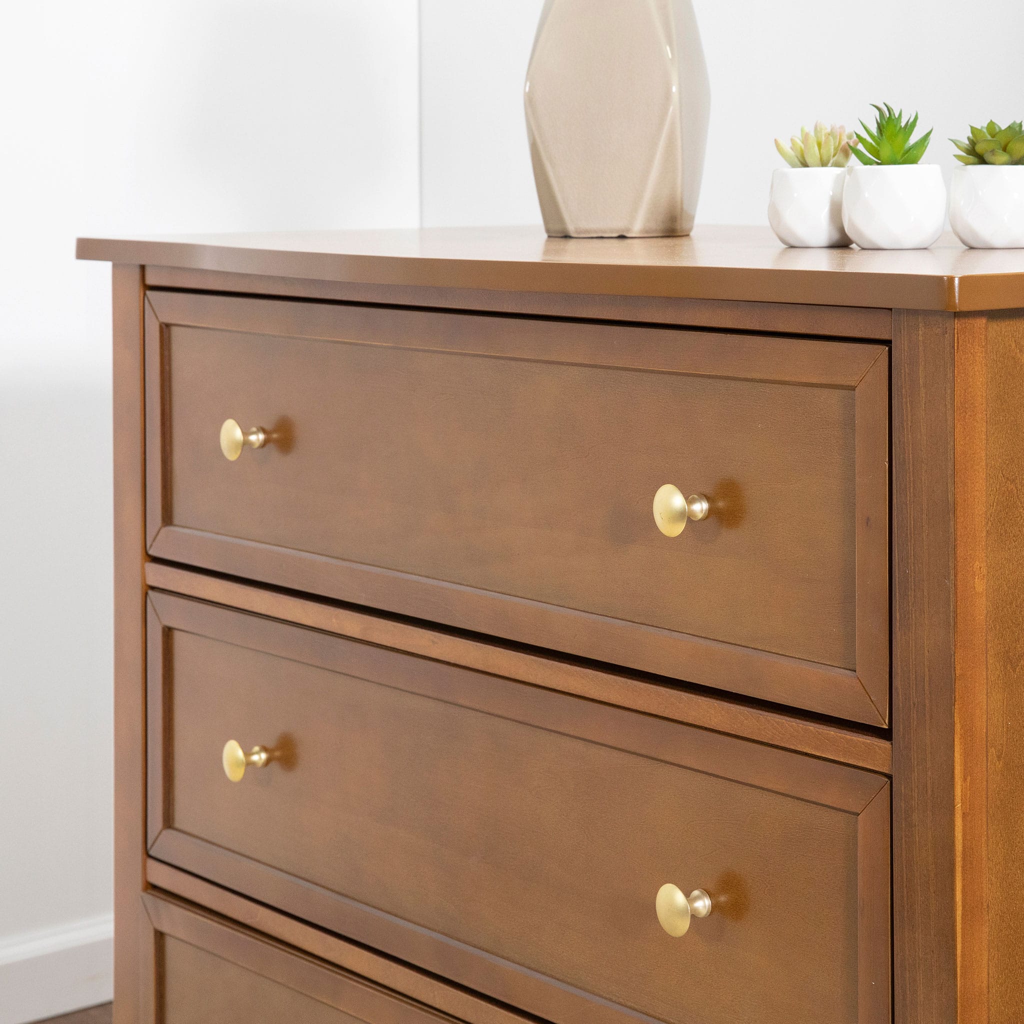 Commode 3 Tiroirs Kalani - Châtain - Image 6