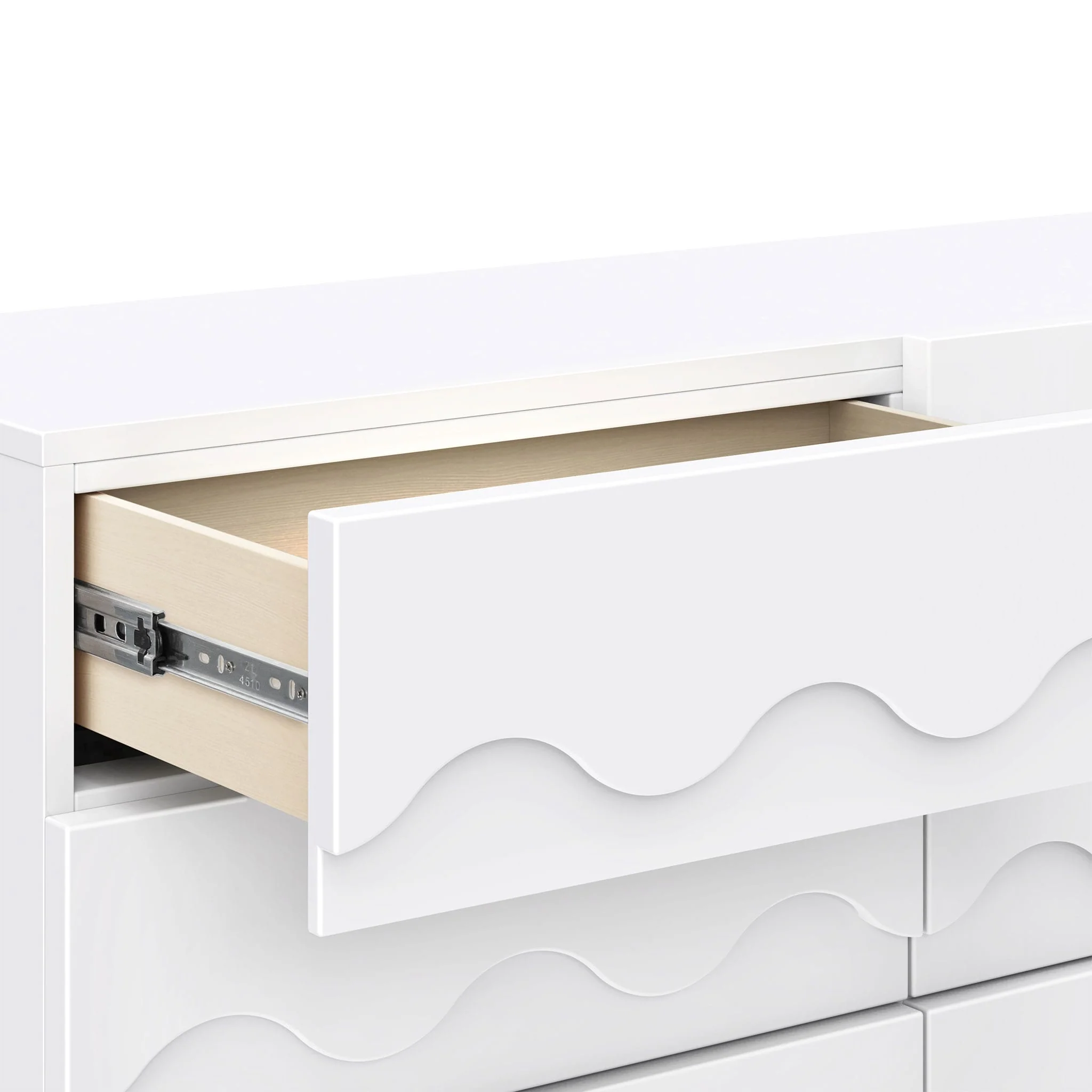 Commode 6 Tiroirs Lido Wave - Blanc - Image 4