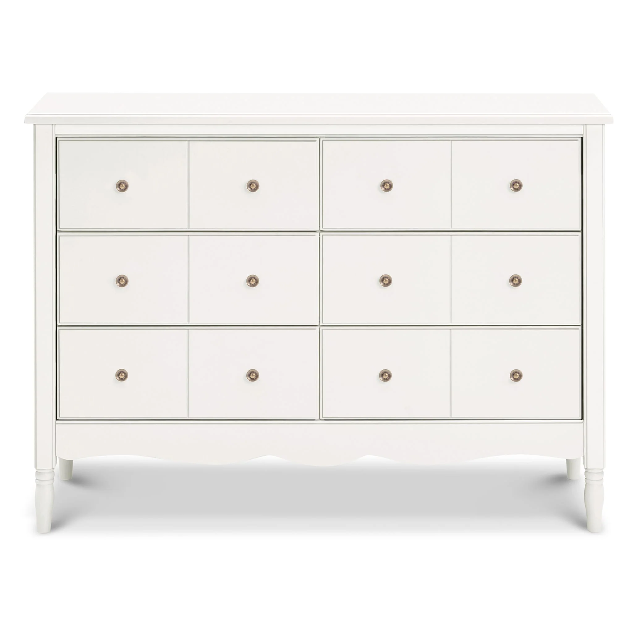 Commode Liberty 6 tiroirs - Blanc Chaud - Image 5