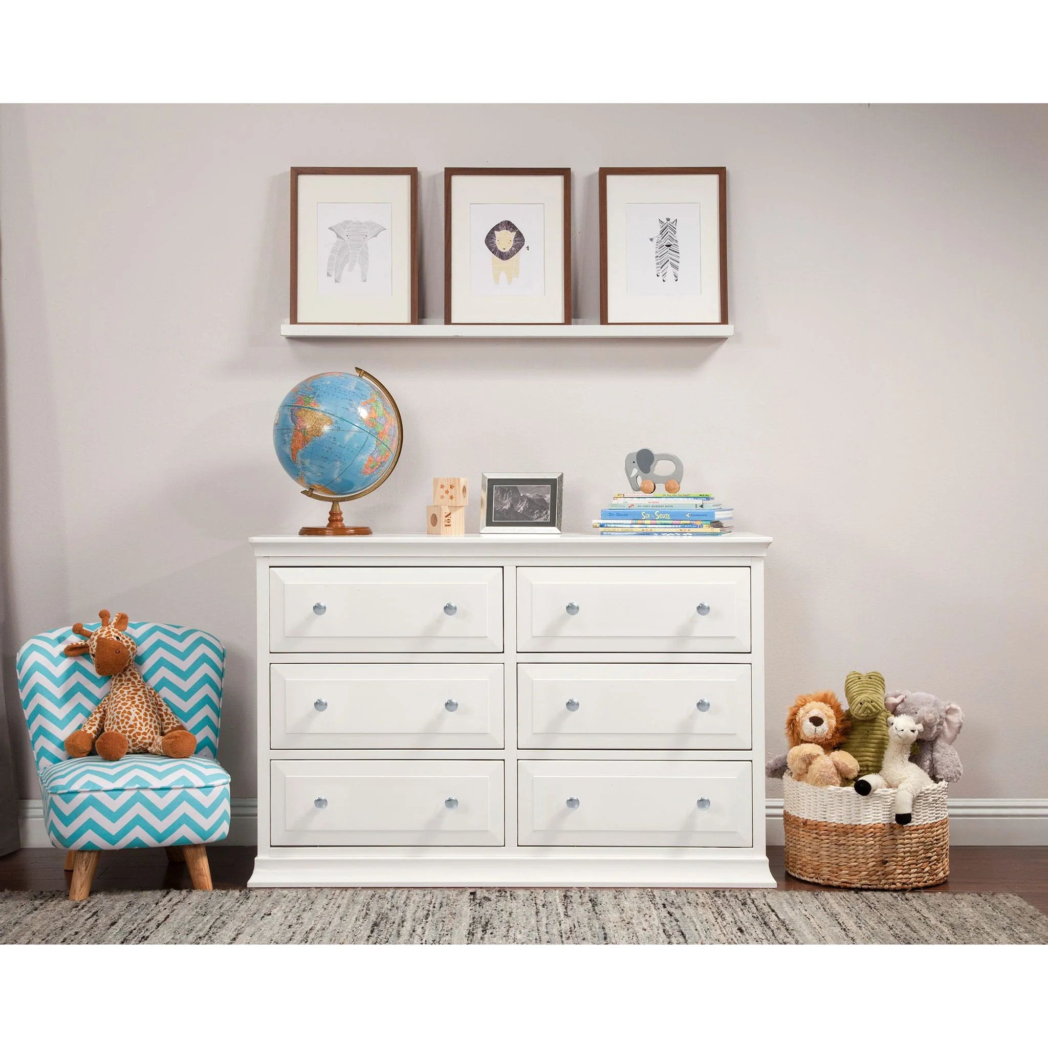 Commode Double 6 Tiroirs Signature Davinci - Blanc - Image 6