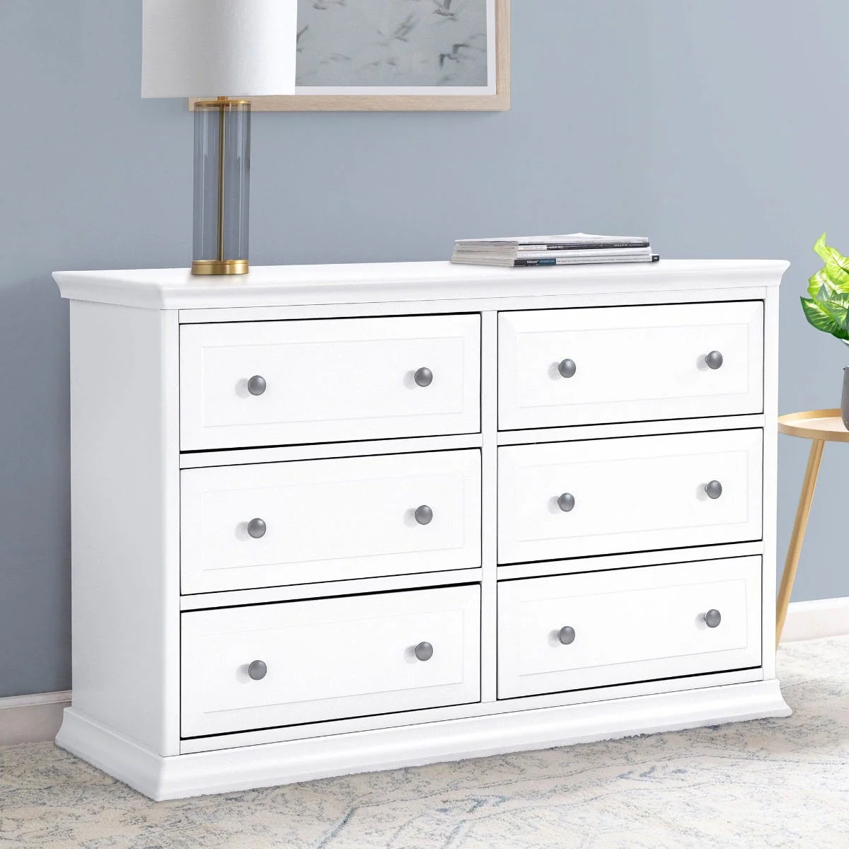 Commode Double 6 Tiroirs Signature Davinci - Blanc - Image 8