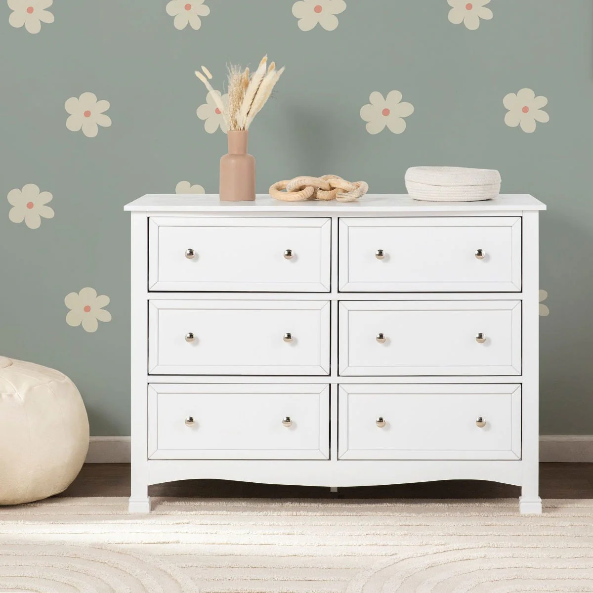 Commode 6 Tiroirs Kalani - Blanc - Image 7