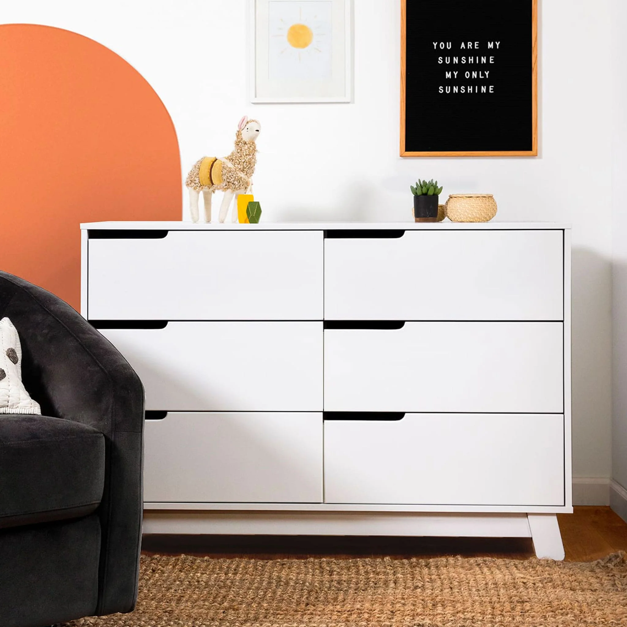 Commode 6 Tiroirs Hudson - Blanc - Image 8