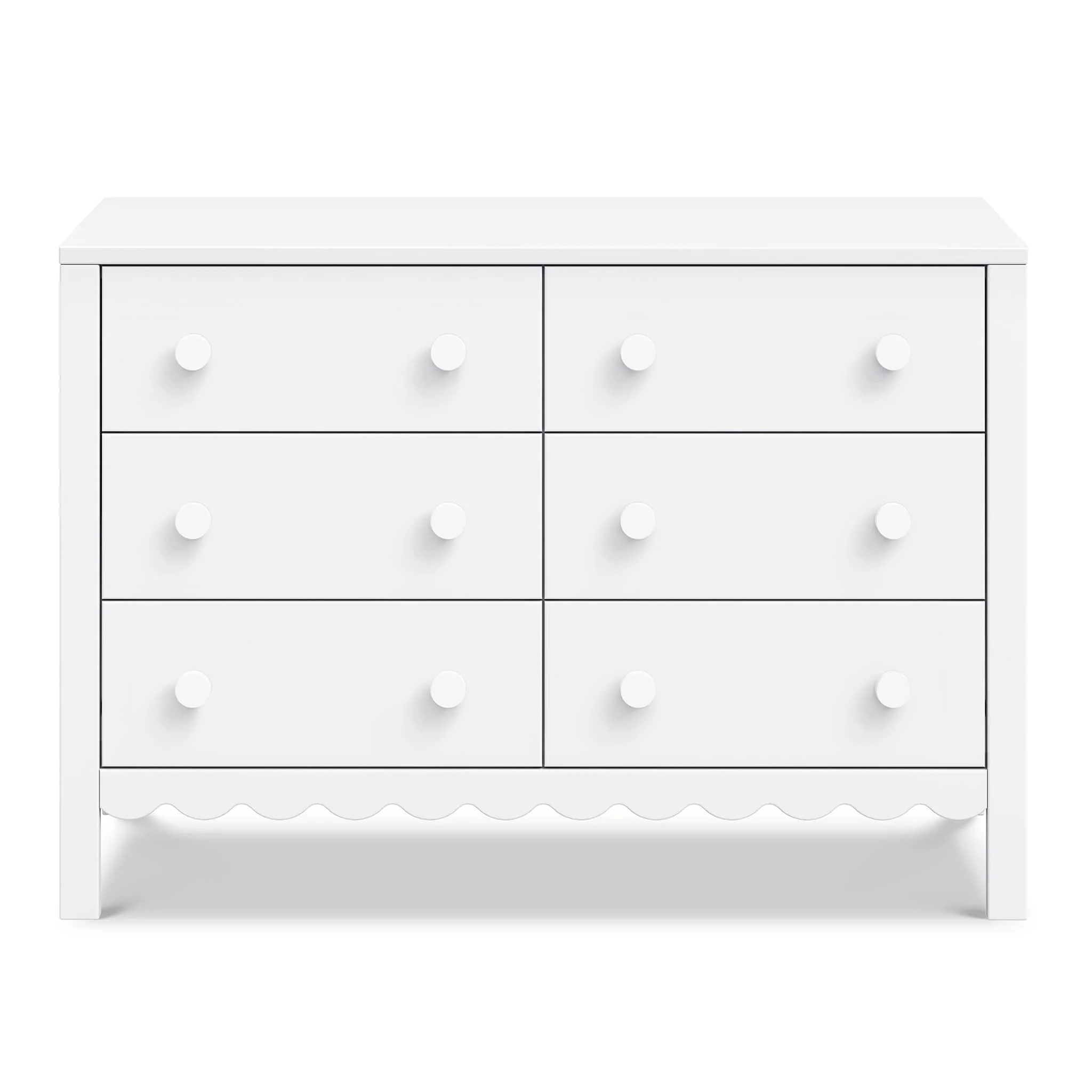 Commode 6 Tiroirs  Sammy Scallop - Blanc