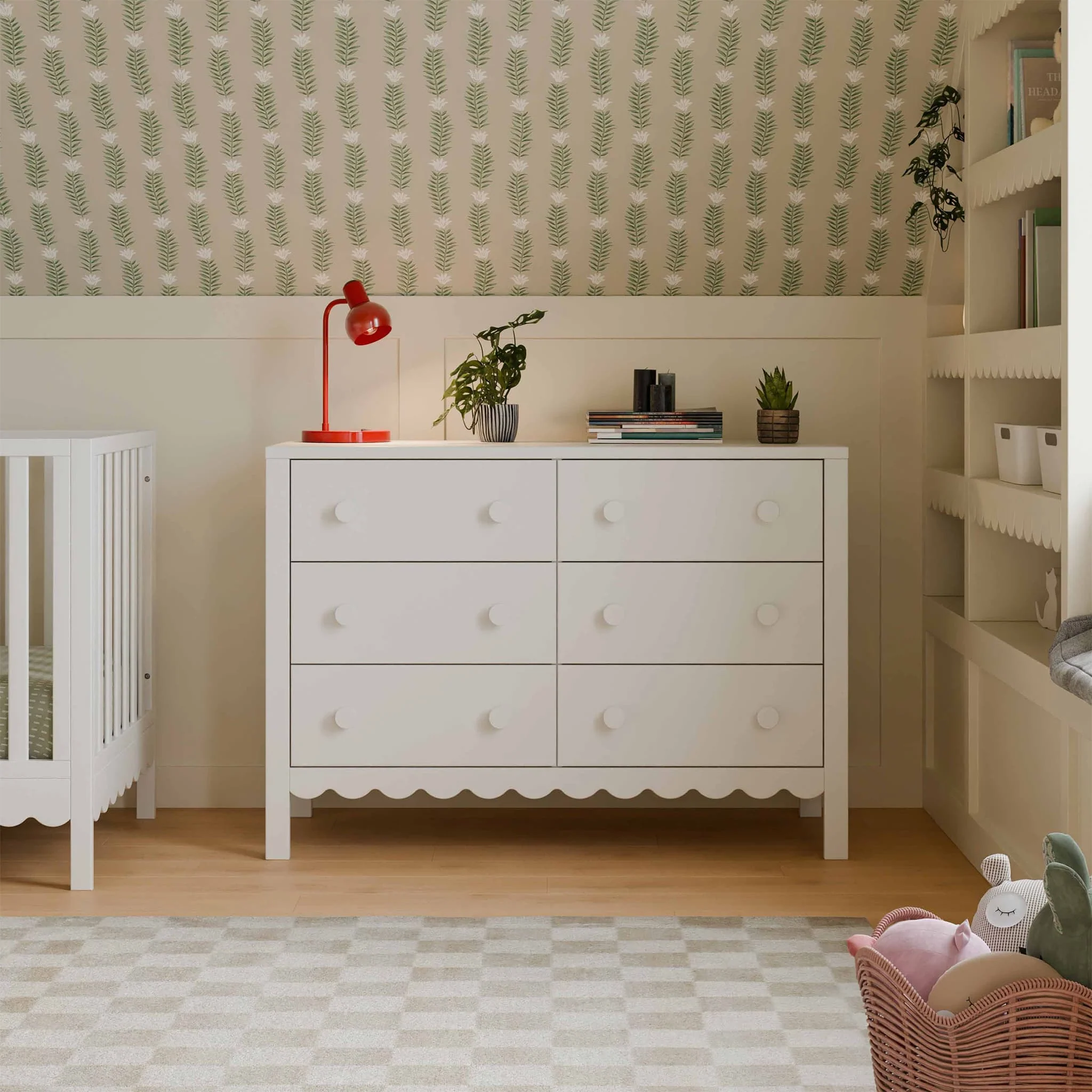 Commode 6 Tiroirs  Sammy Scallop - Blanc - Image 2