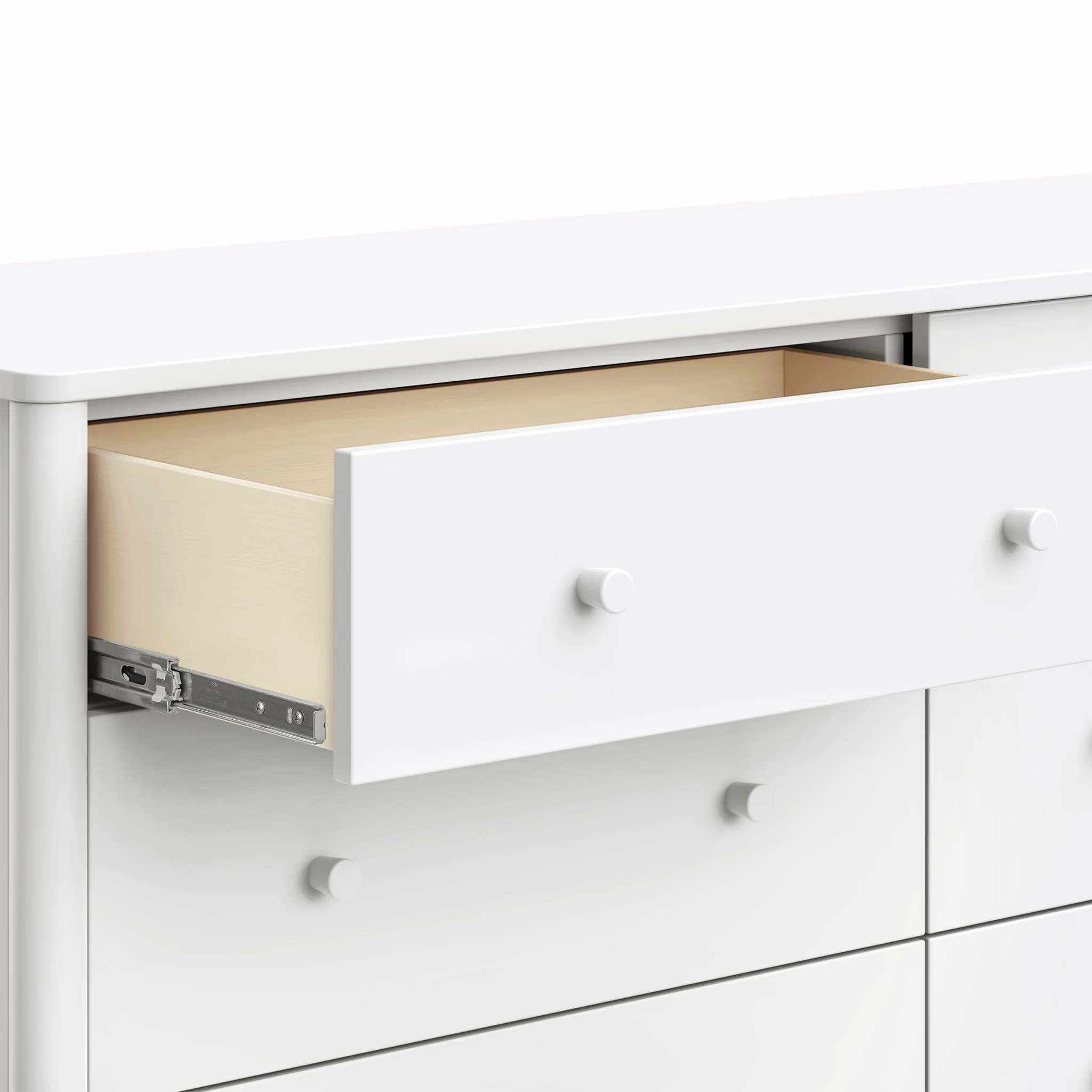 Bureau 6 Tiroirs Swell - Blanc - Image 3