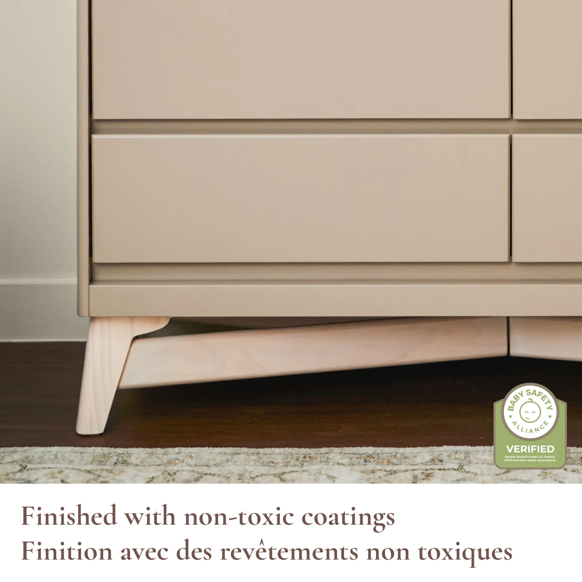 Commode 6 Tiroirs  Pala  - Blanc/Taupe - Image 5