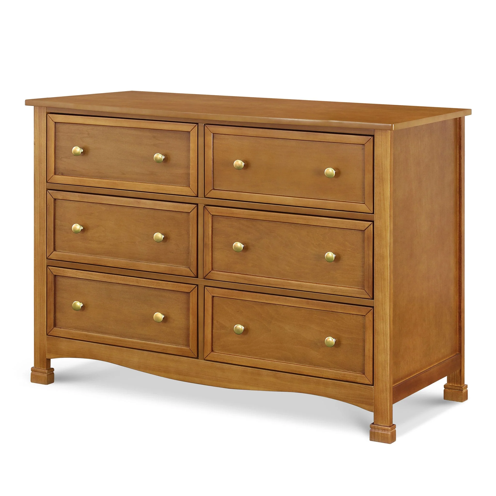 Commode 6 Tiroirs Kalani - Châtain