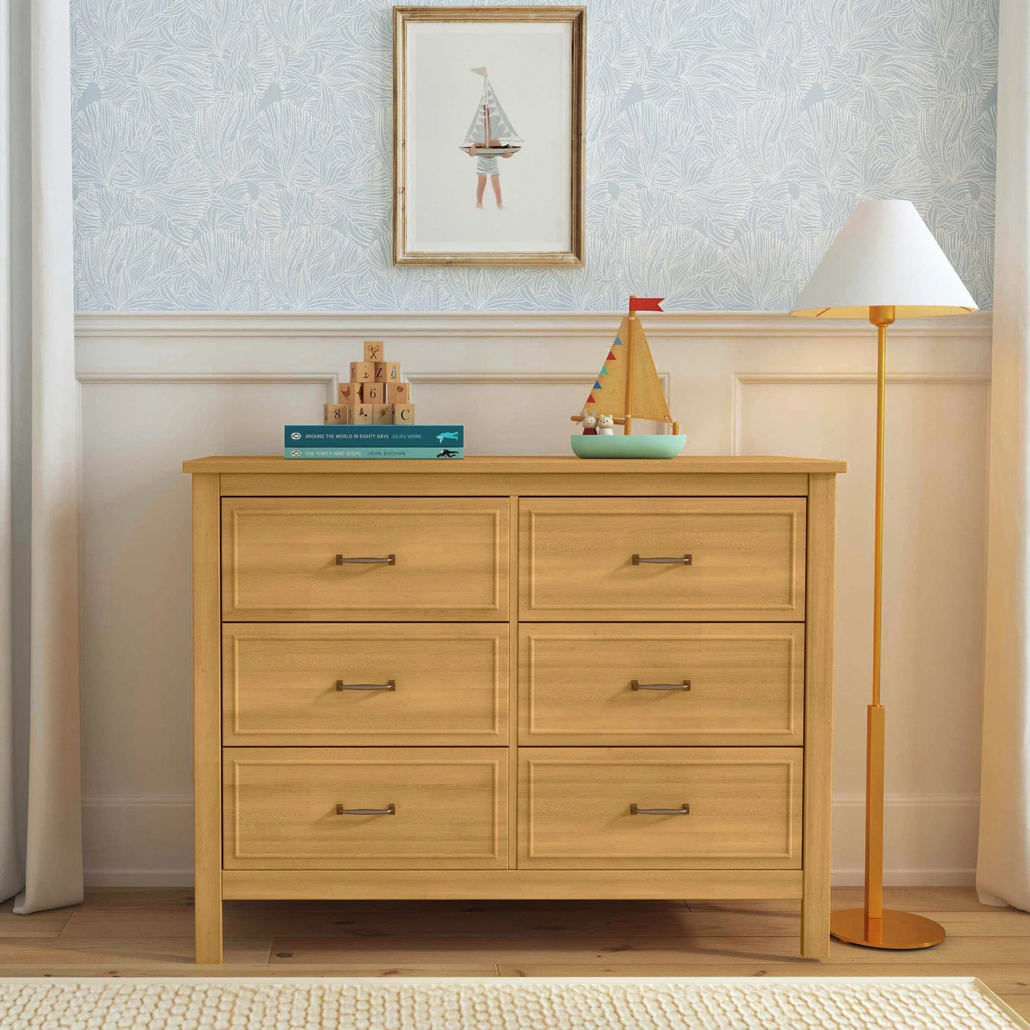 Commode 6 Tiroirs Charlie - Miel - Image 2