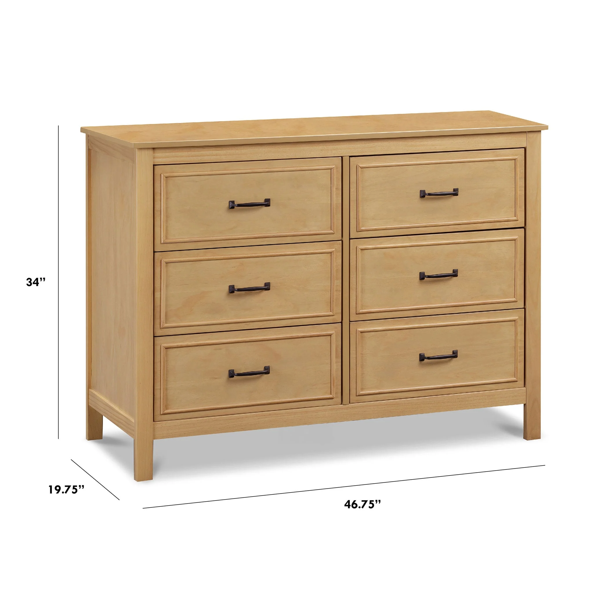Commode 6 Tiroirs Charlie - Miel - Image 7