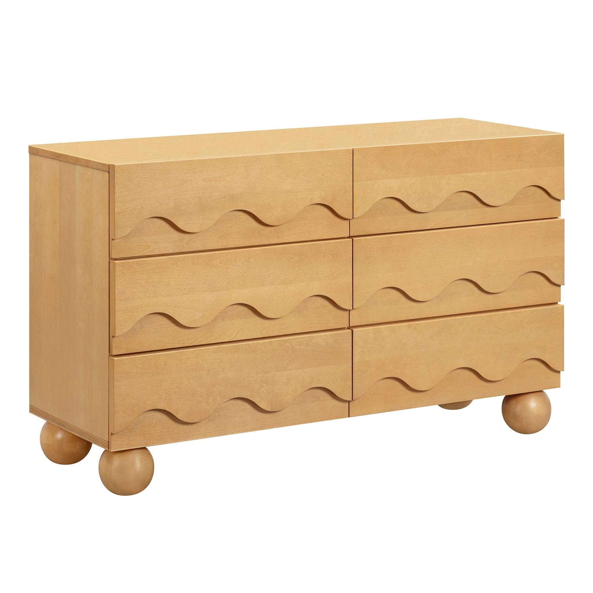 Commode 6 Tiroirs Lido Wave - Miel