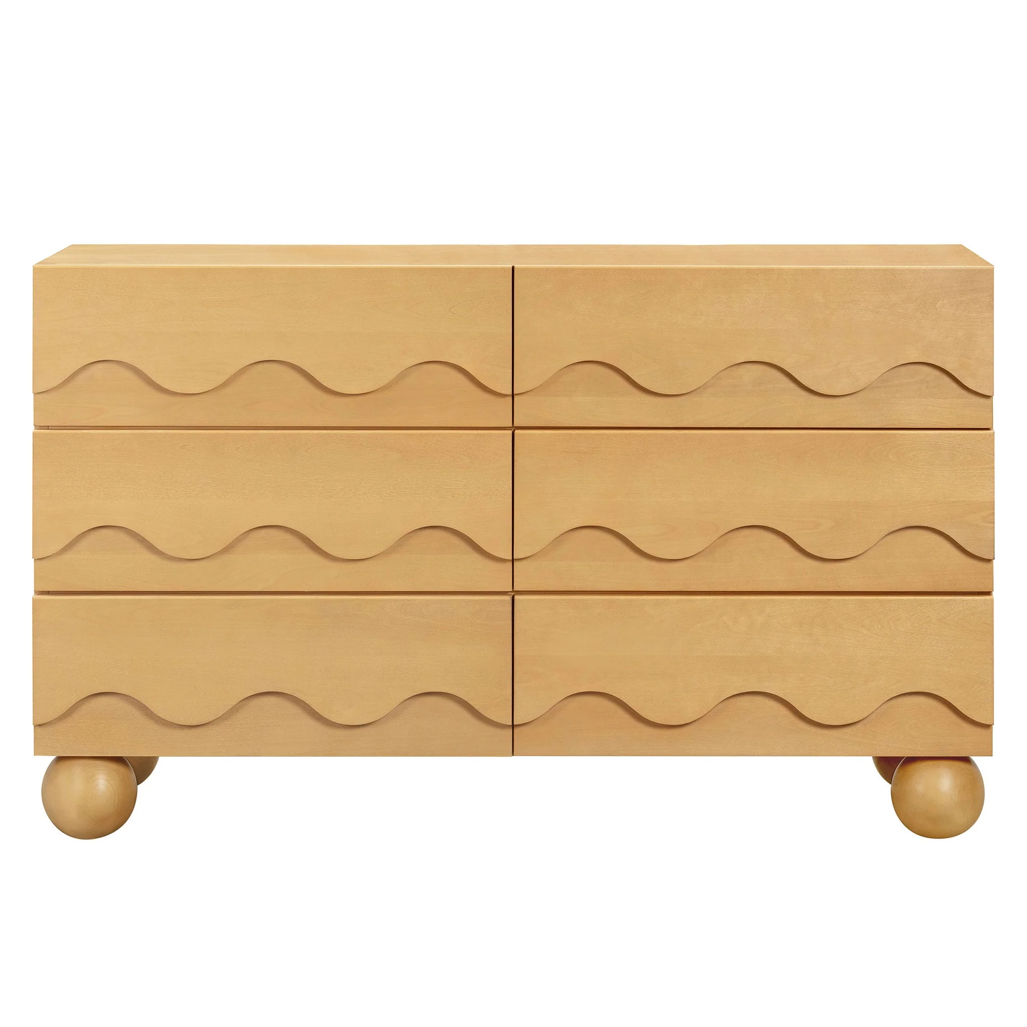 Commode 6 Tiroirs Lido Wave - Miel - Image 5