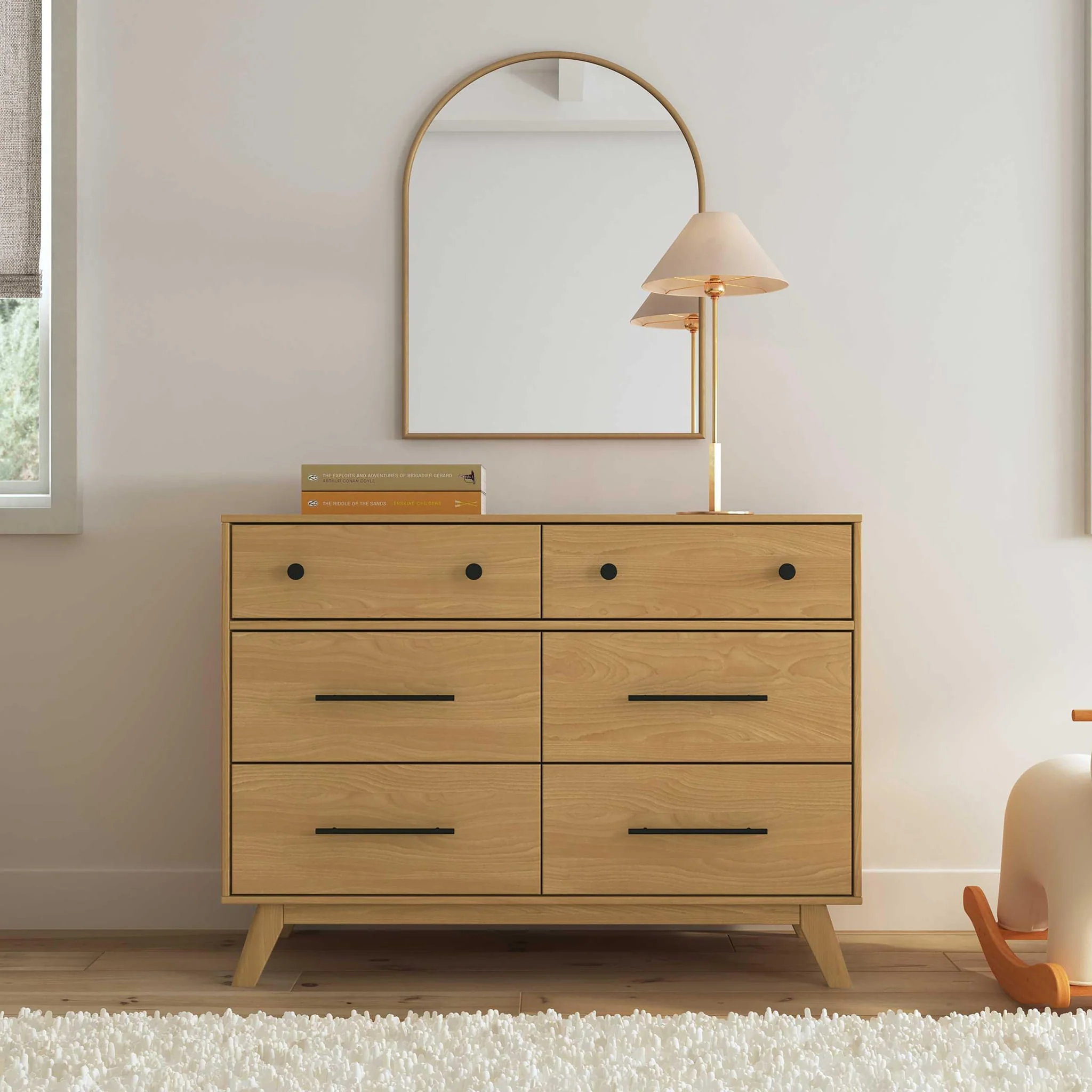 Commode 6 Tiroirs Otto - Miel - Image 2