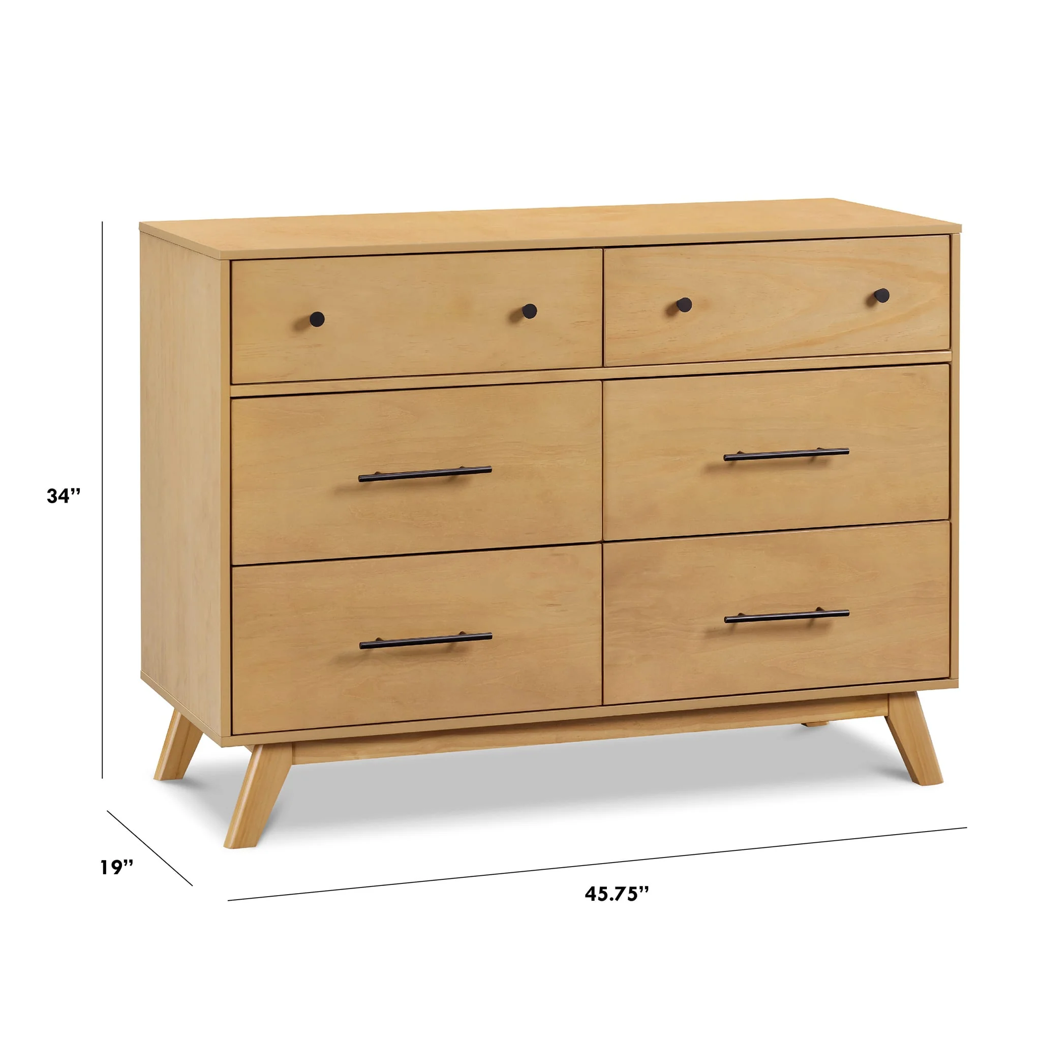 Commode 6 Tiroirs Otto - Miel - Image 4