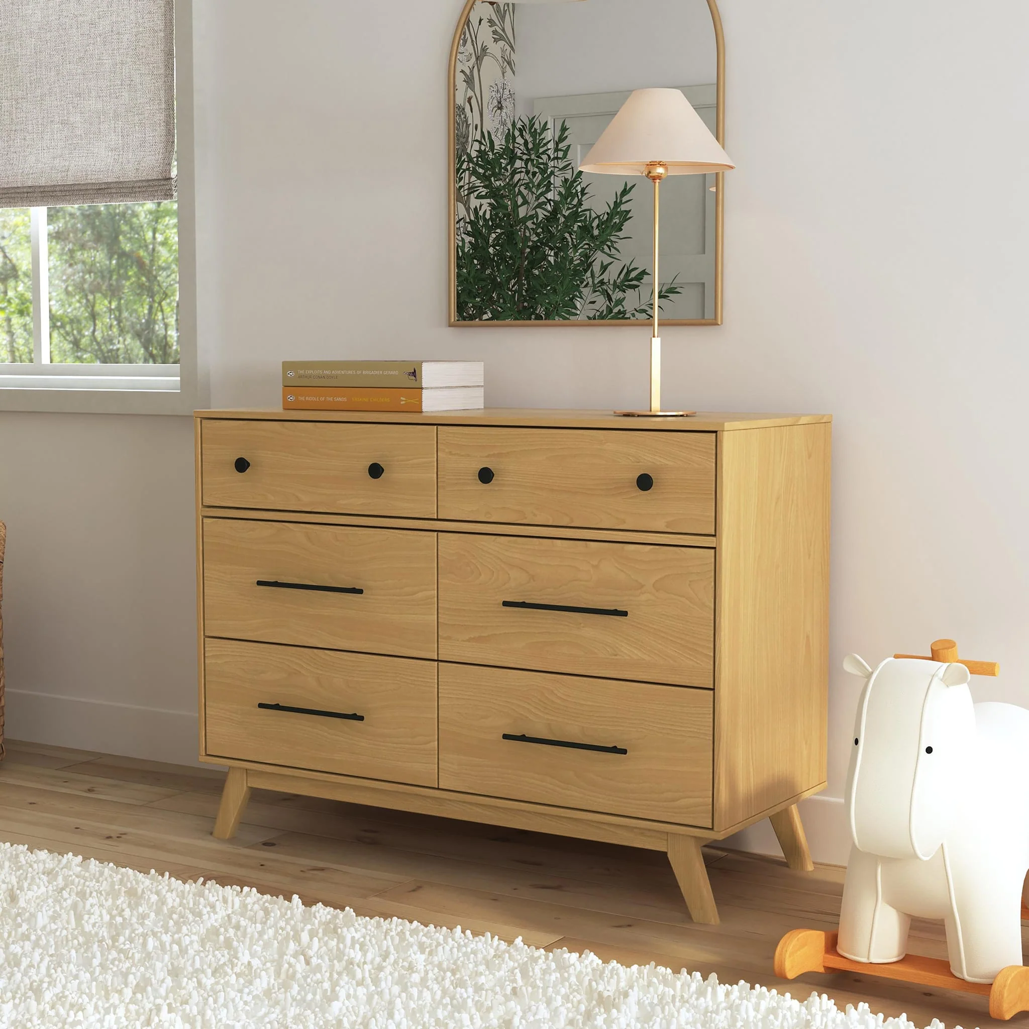 Commode 6 Tiroirs Otto - Miel - Image 9