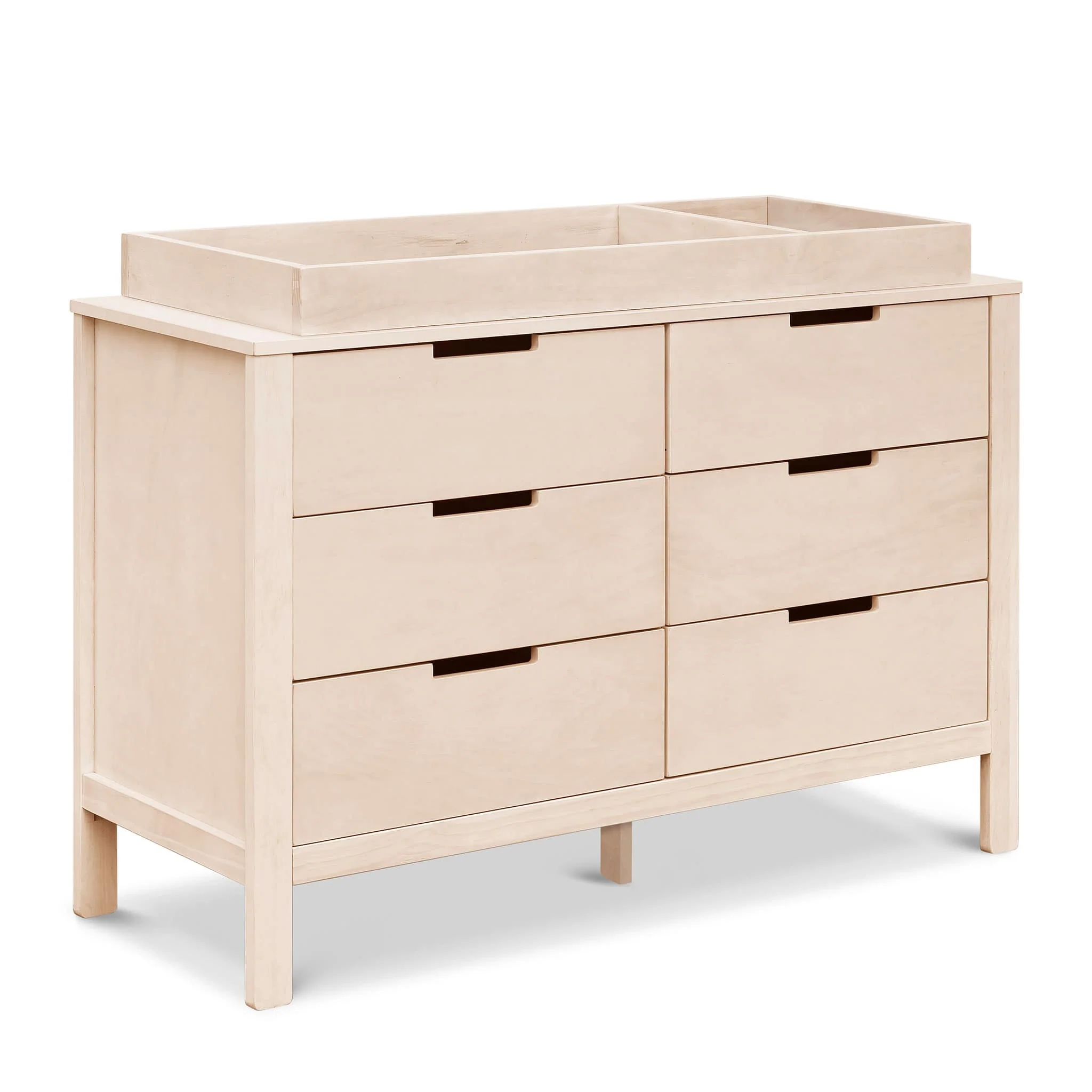 Commode 6 Tiroirs Colby - Naturel Lavé - Image 6